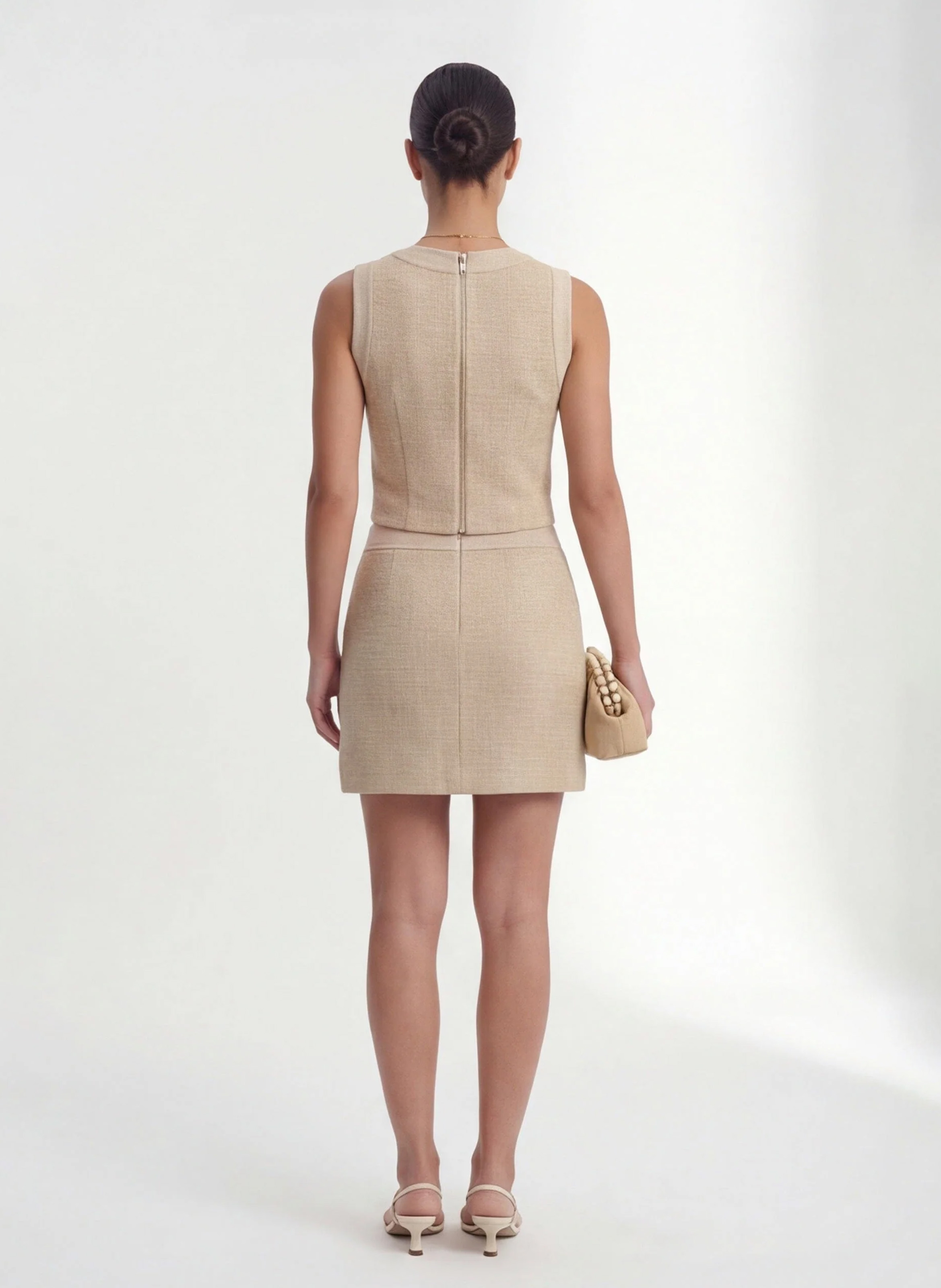 Effy - Oberteil mit V-Ausschnitt KOOKAI Beige