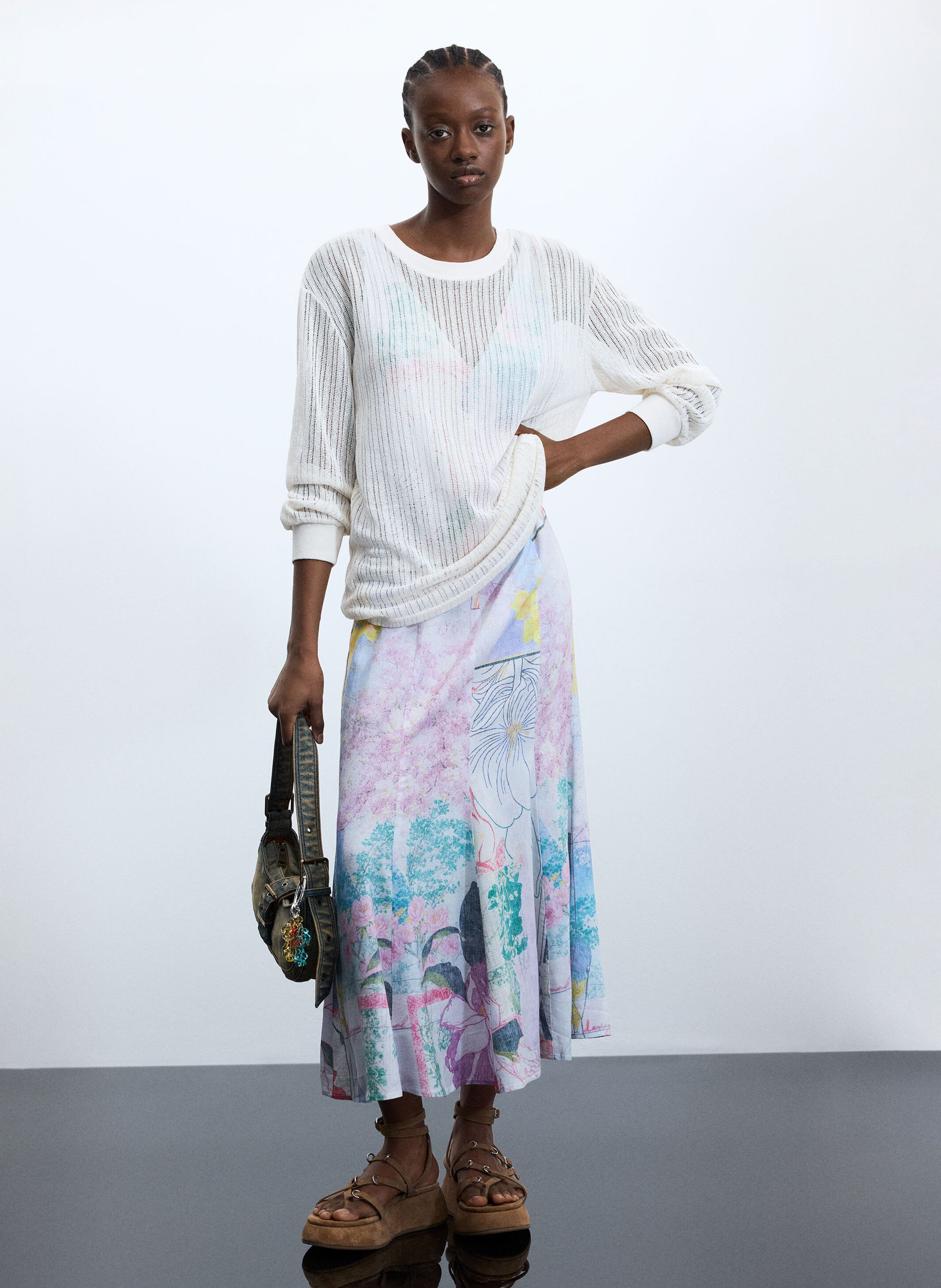Robe longue 2 en 1 DESIGUAL Multicolore