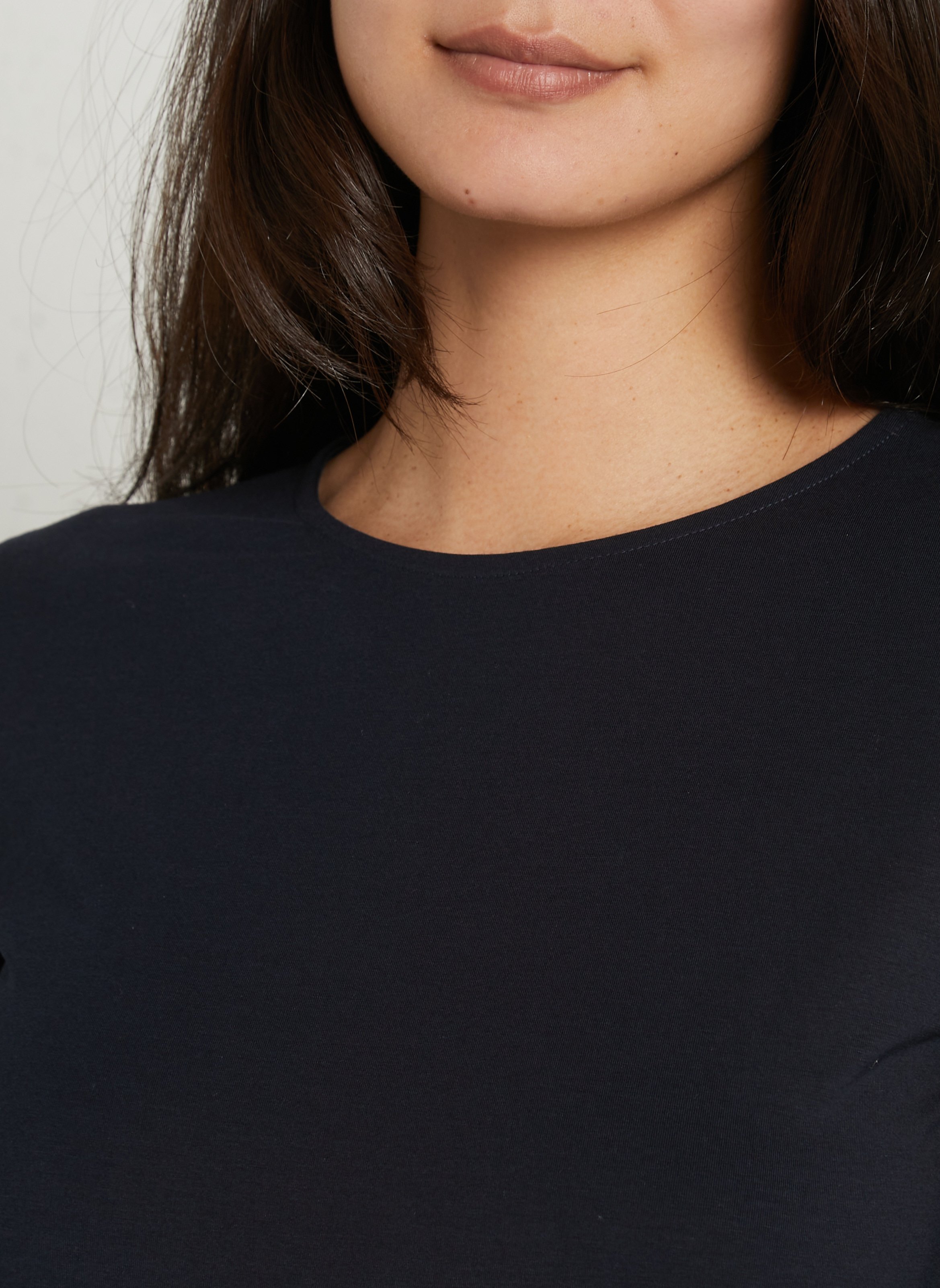 Robe longue en coton mélangé SUNCOO Bleu