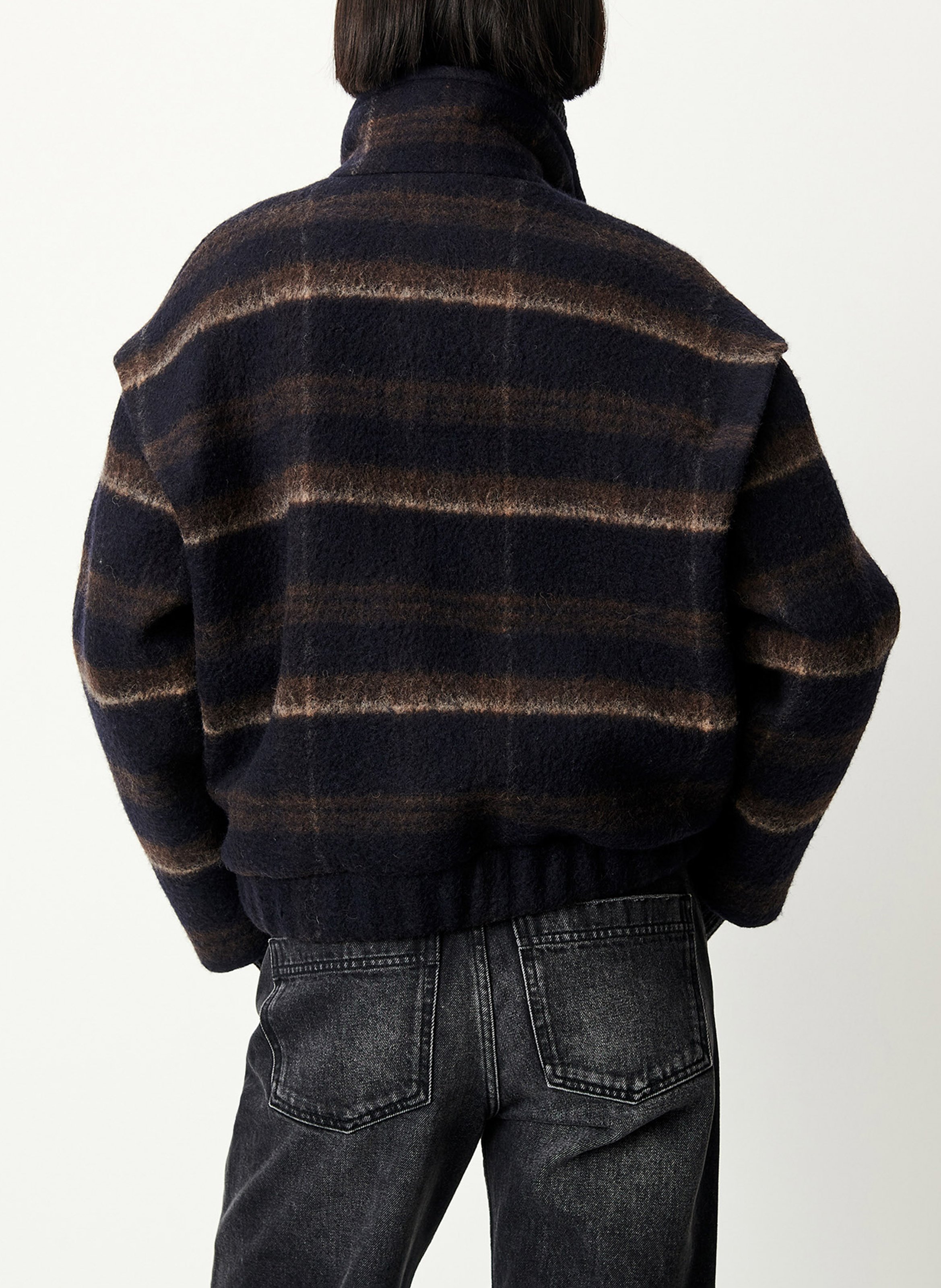 Alpaca wool coat  SESSUN Blue