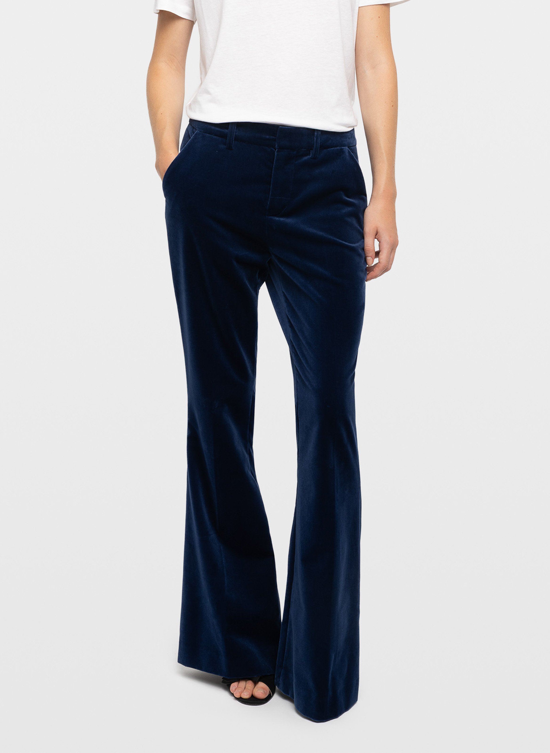 Boot-cut cotton pants ZADIG&VOLTAIRE Blue