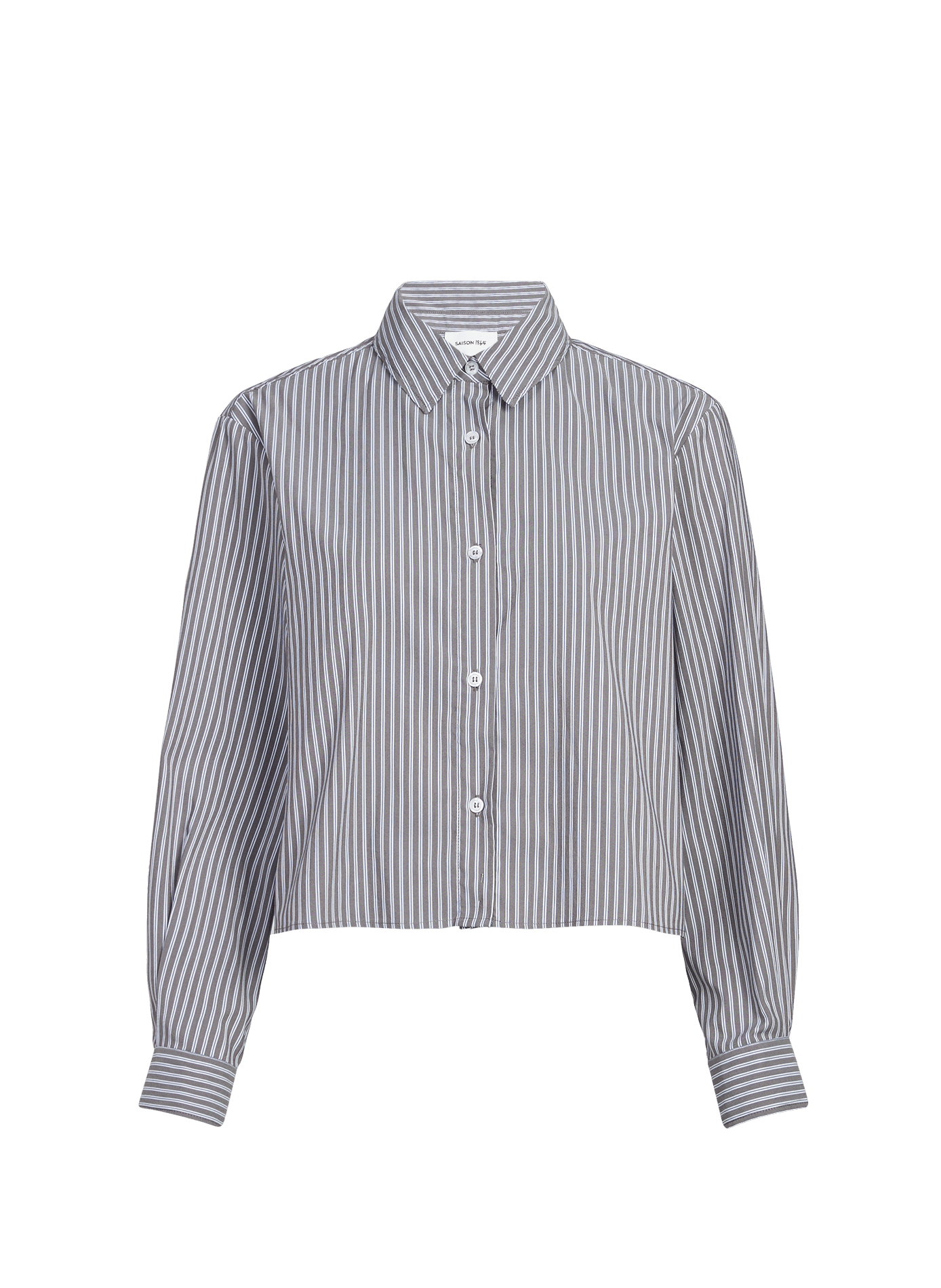 Classic collar shirt in blended cotton SAISON 1865 Multicolored