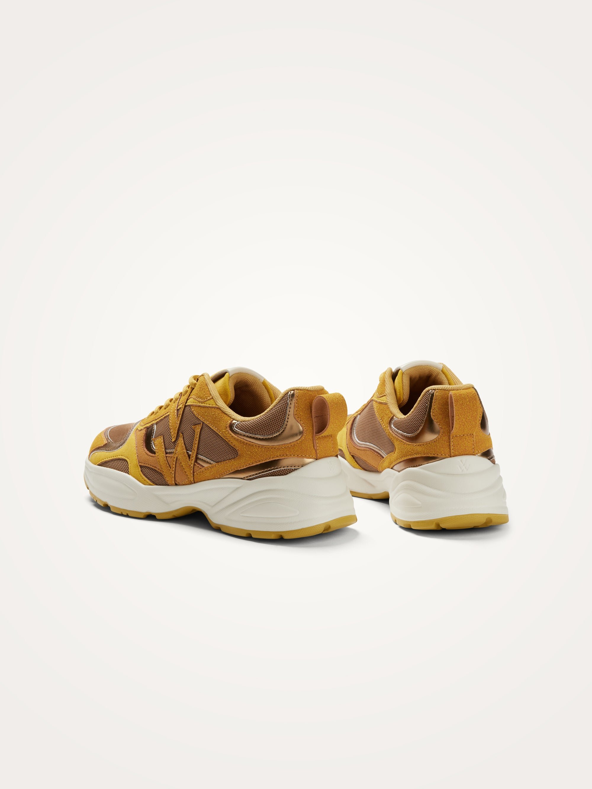 Low-top mesh sneakers VANESSA WU Yellow