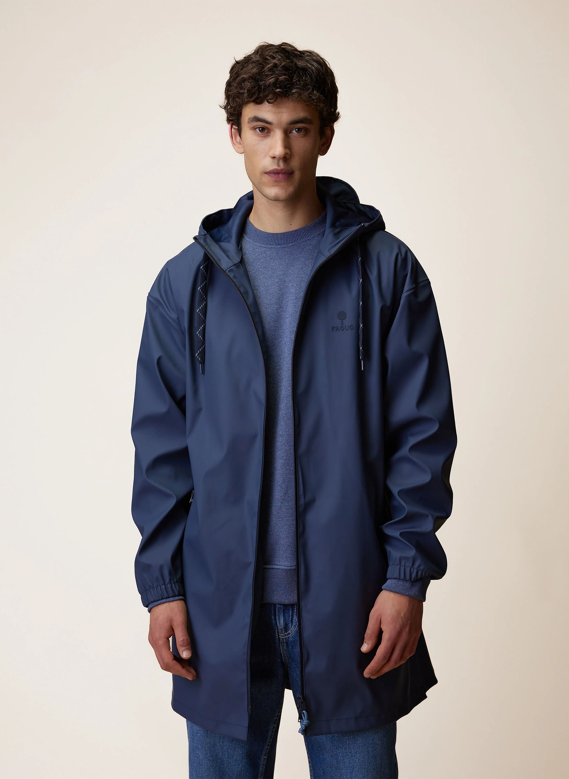 Parka mit Stehkragen FAGUO Blau