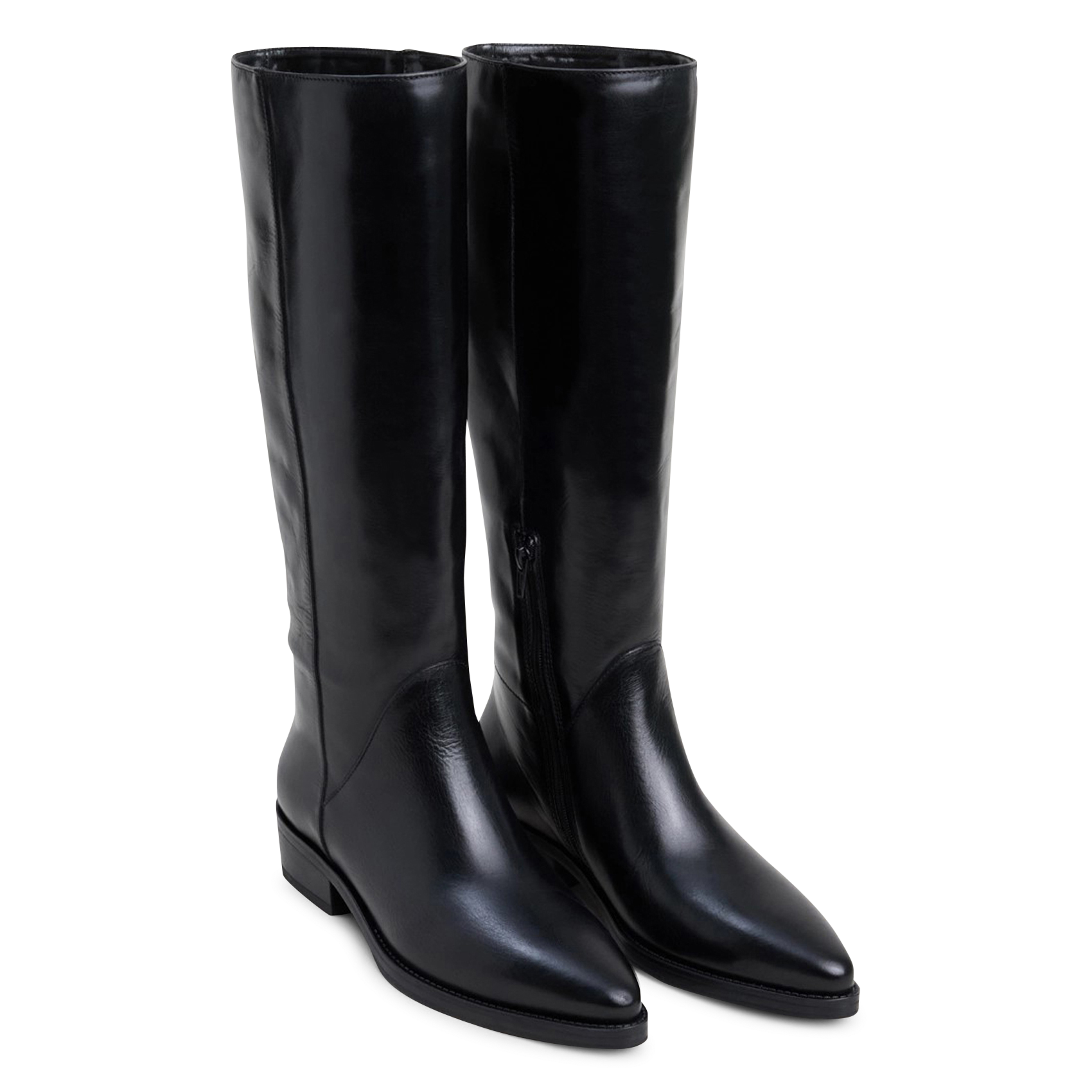 Leather boots JONAK Black