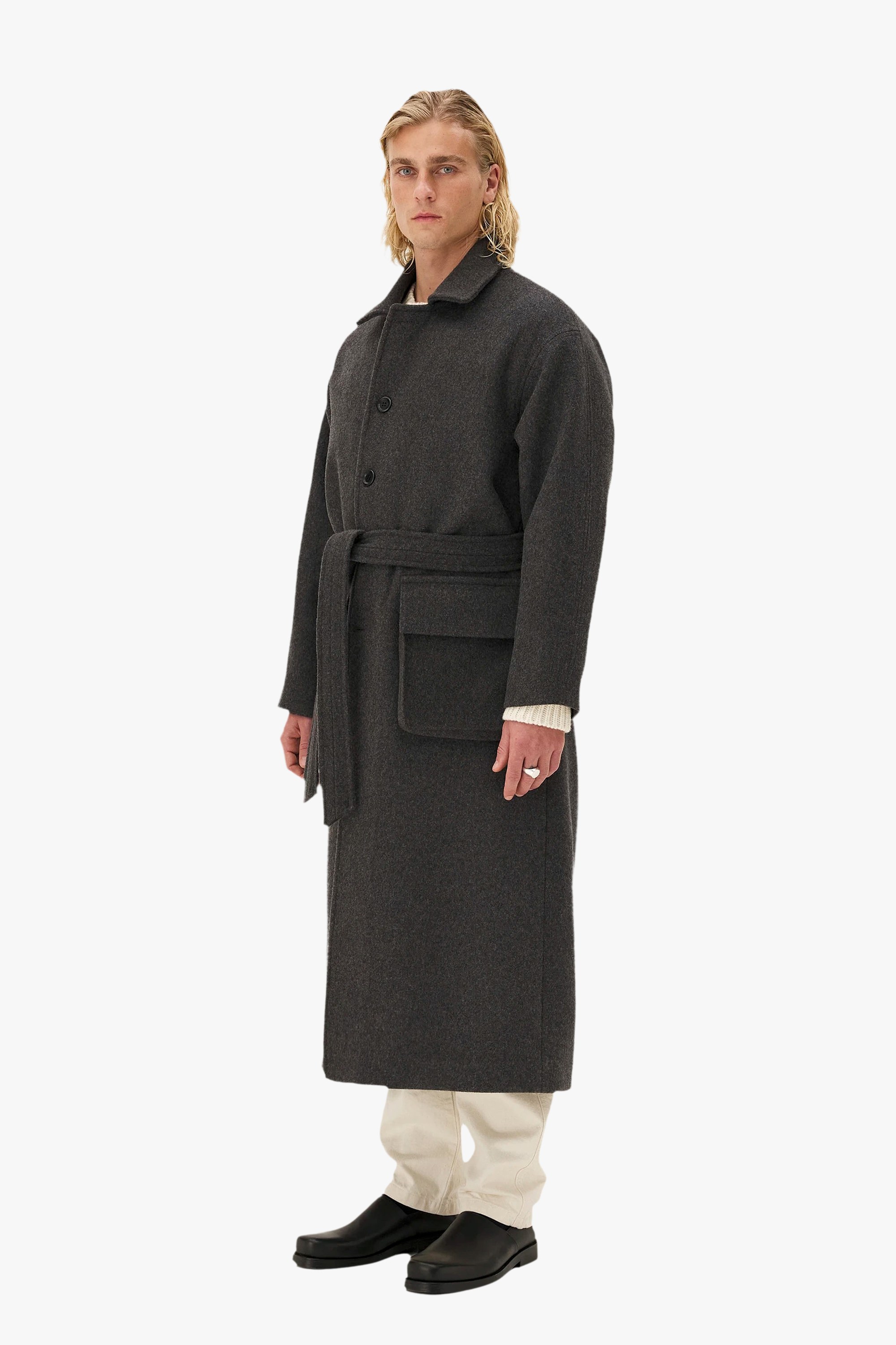 Manteau long sarvik Noyoco Grey