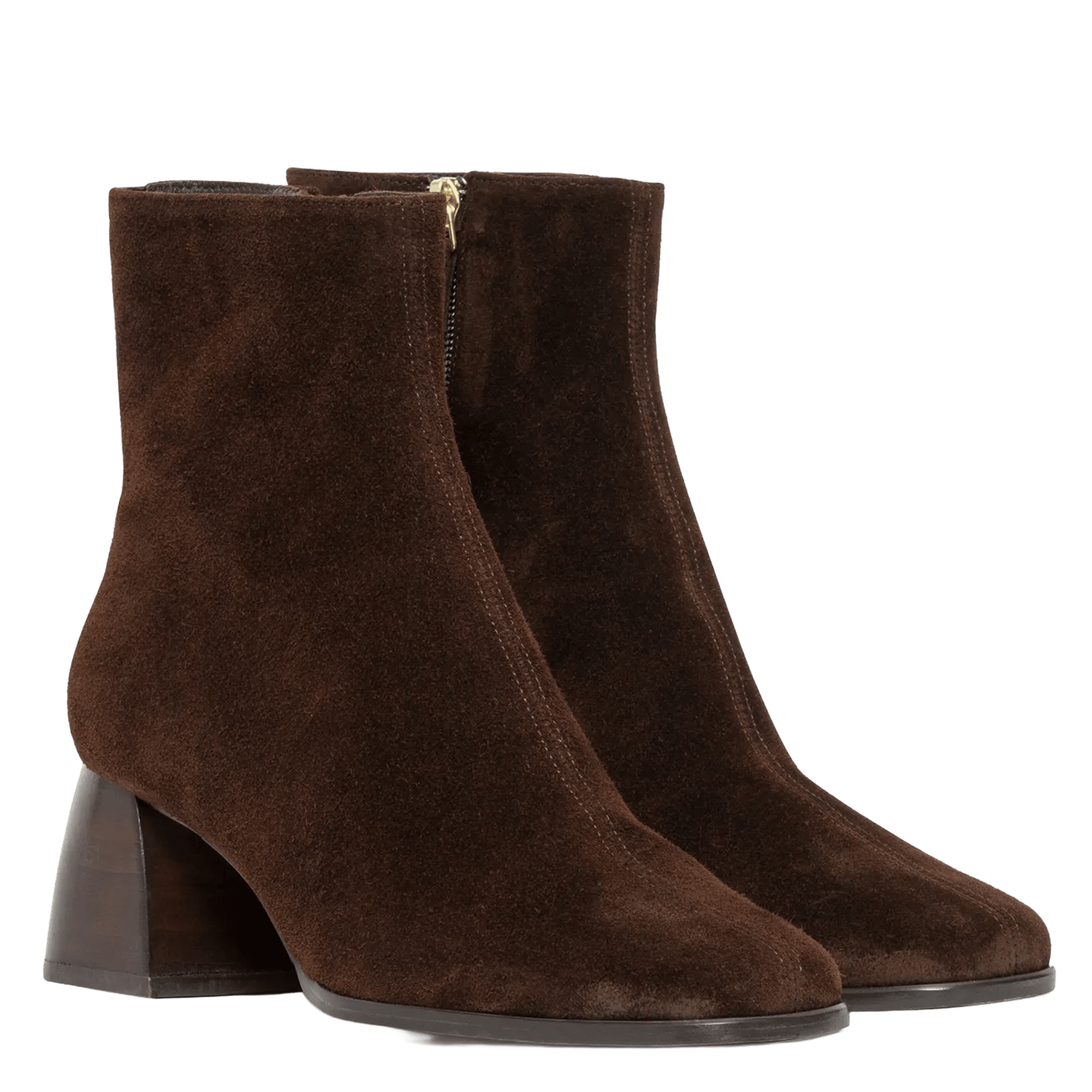 Lackleder-Stiefeletten | Braun BOCAGE Damen