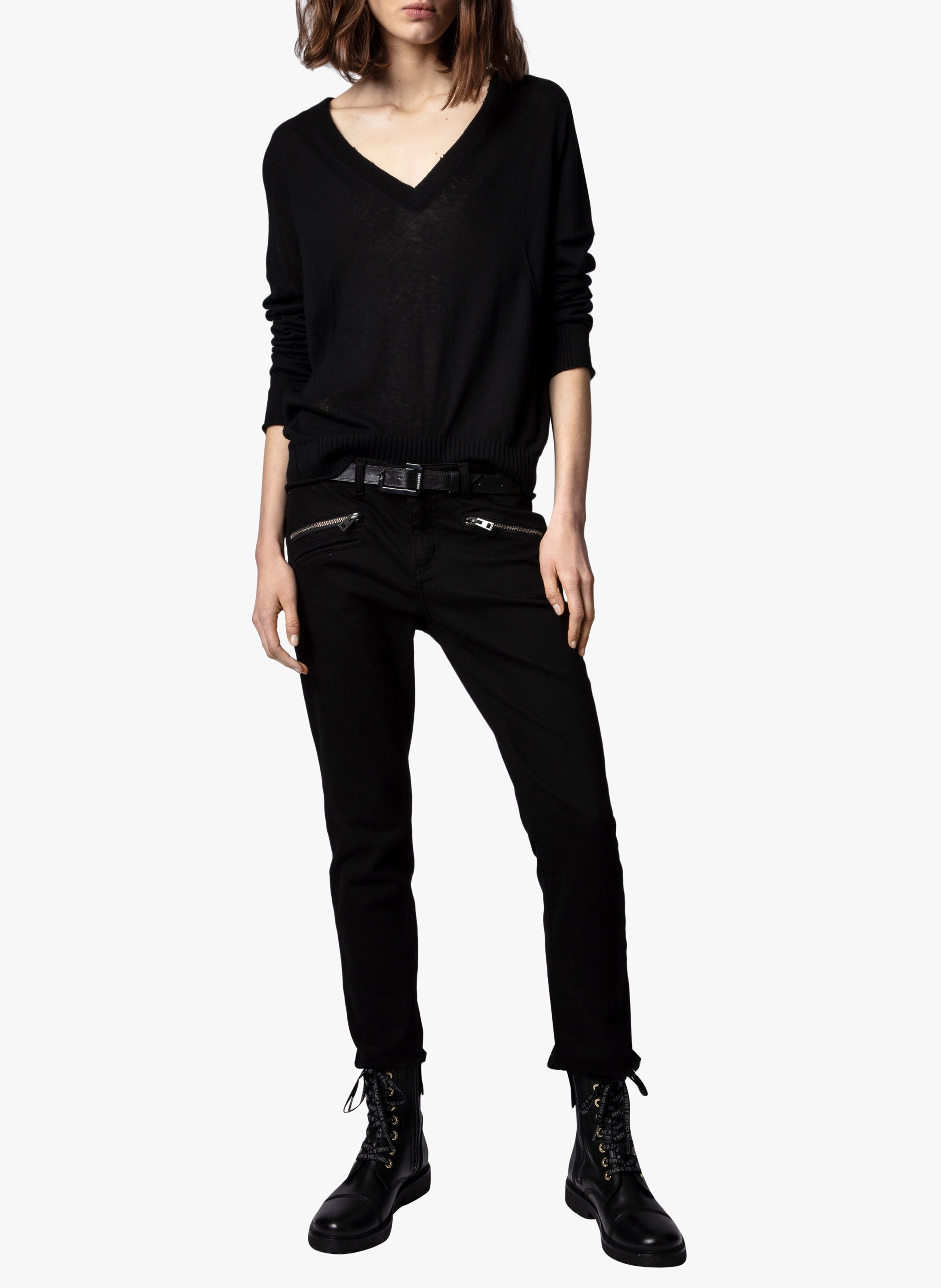 Jeans slim 7/8. ZADIG&VOLTAIRE Nero