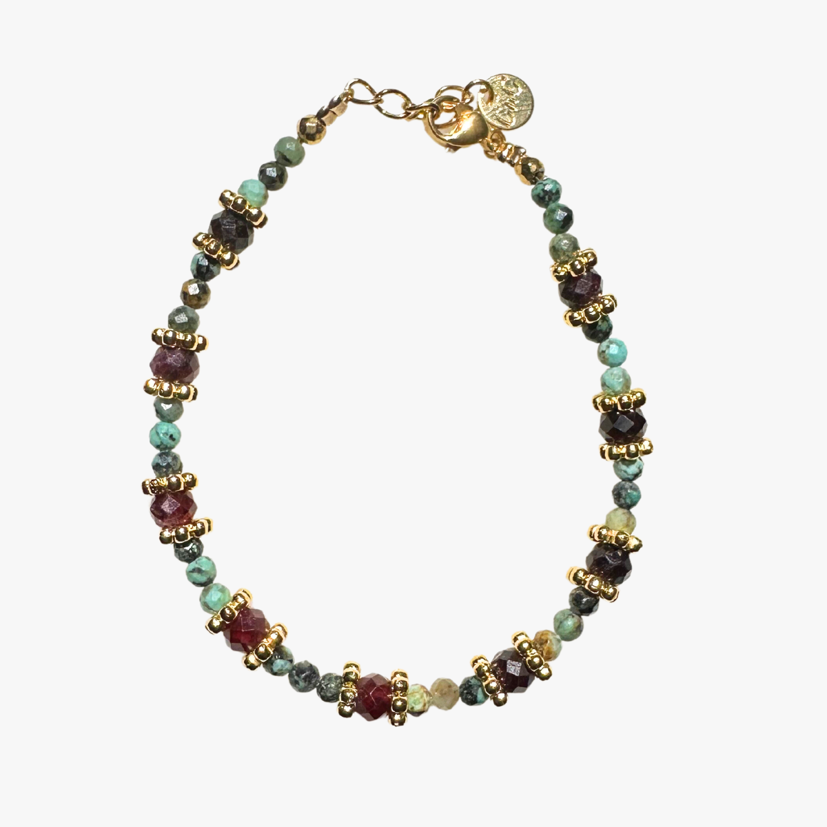 Garnet bracelet GINANDGER Blue