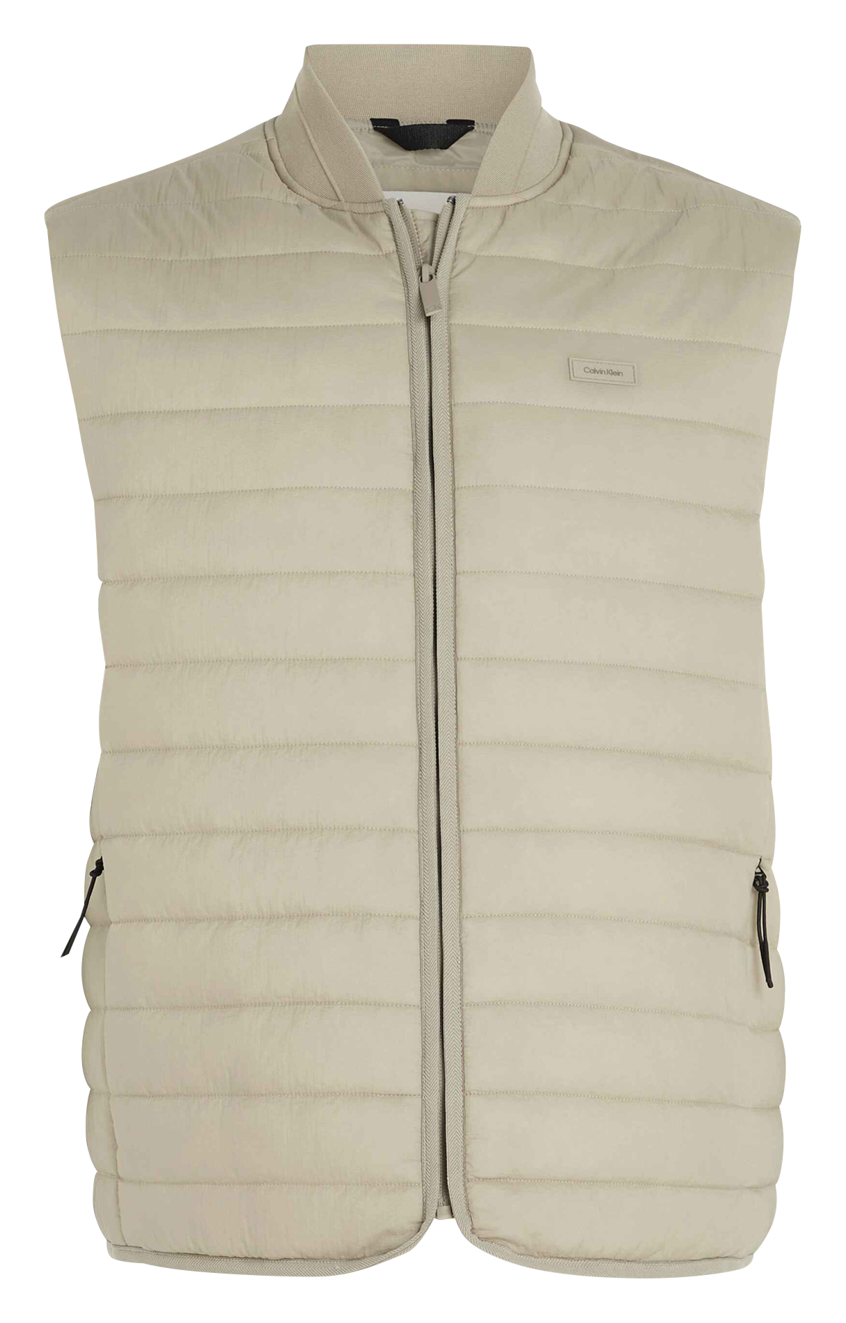 Sleeveless quilted straight-cut jacket CALVIN KLEIN Grey