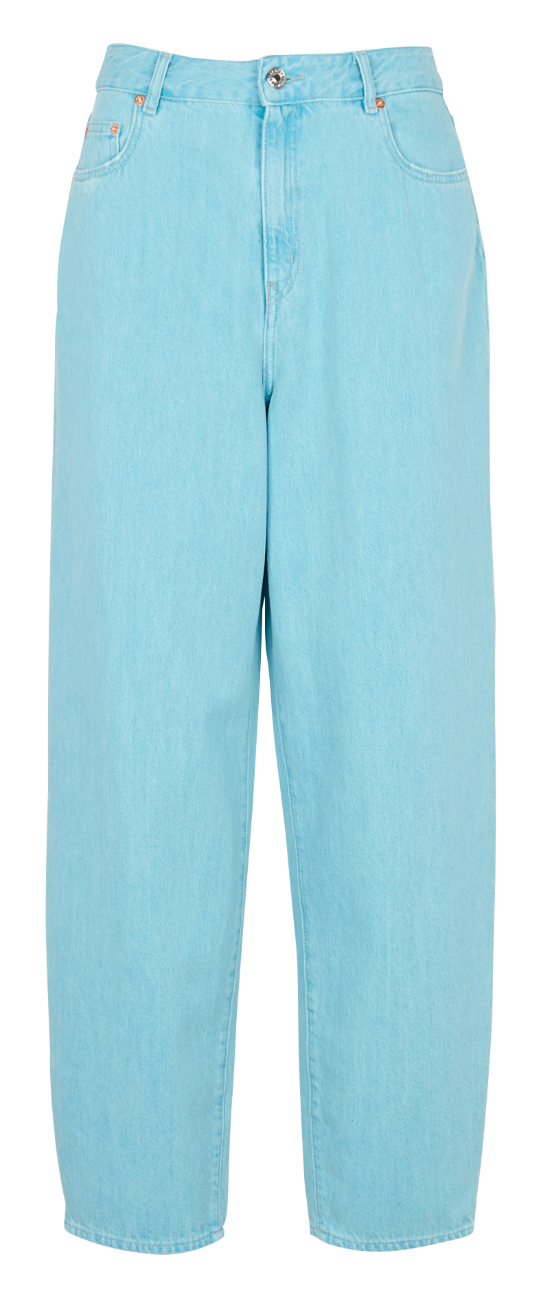 High-rise wide-leg cotton jeans BELLEROSE Blue