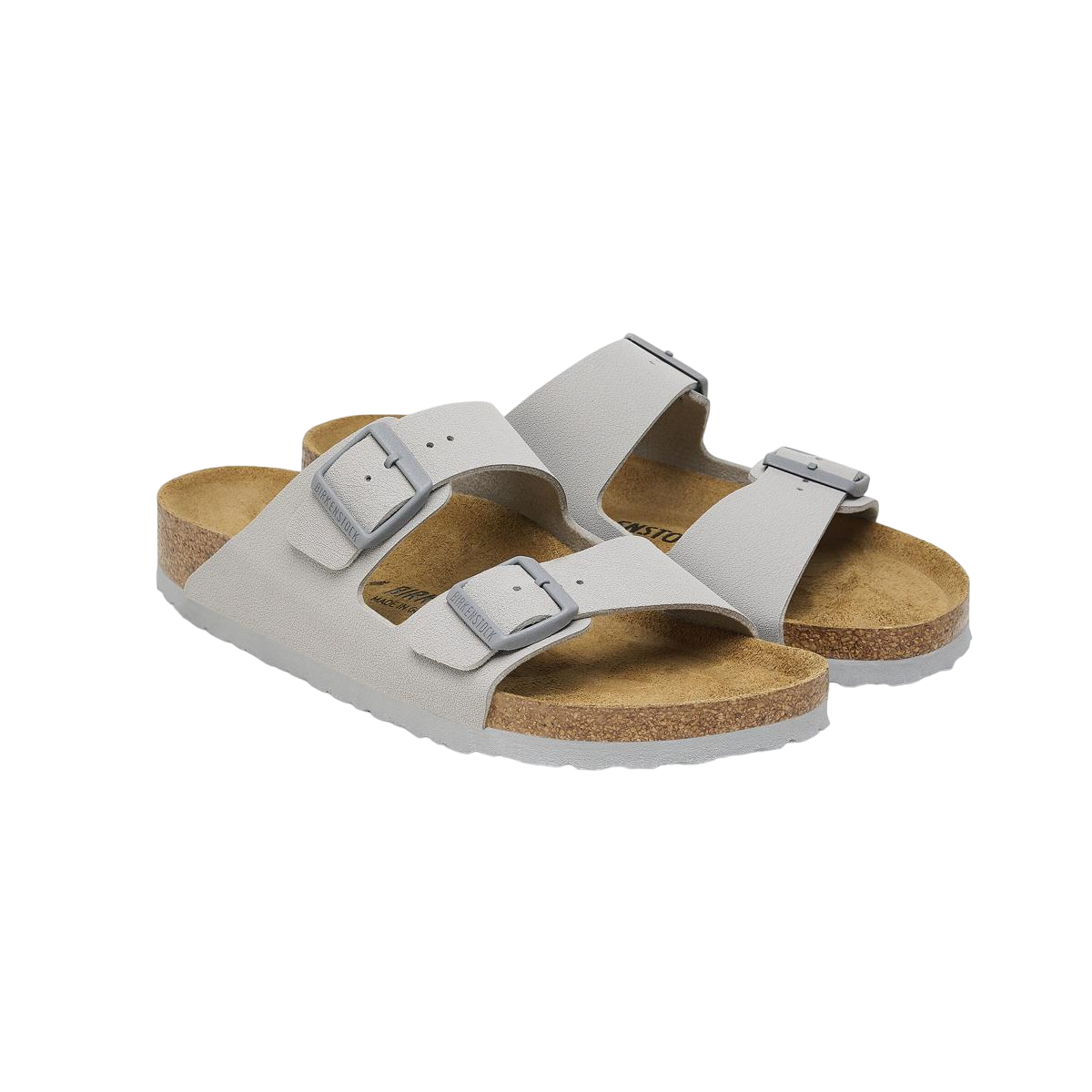 Faux leather sandals Grey