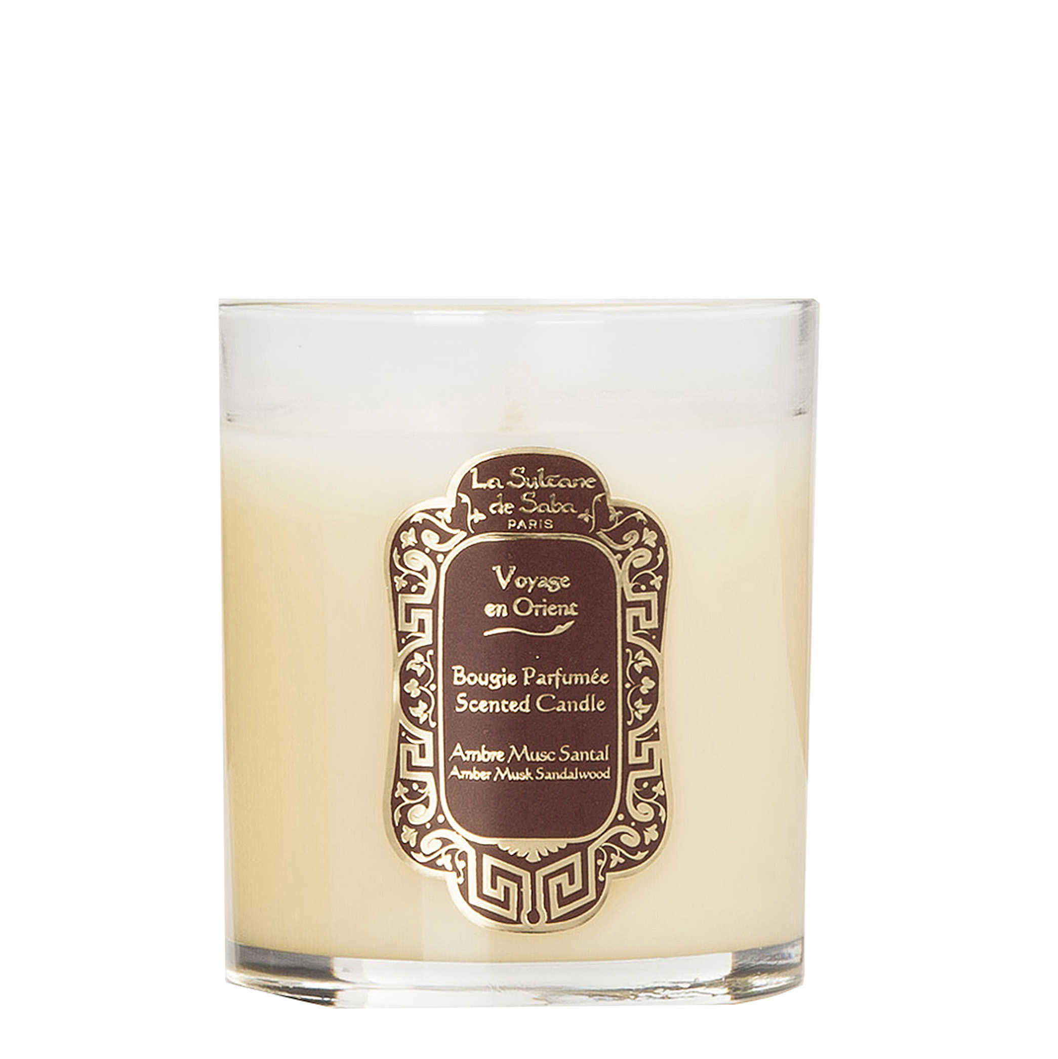 Amber, Musk & Sandalwood Scented Candle LA SULTANE DE SABA No color