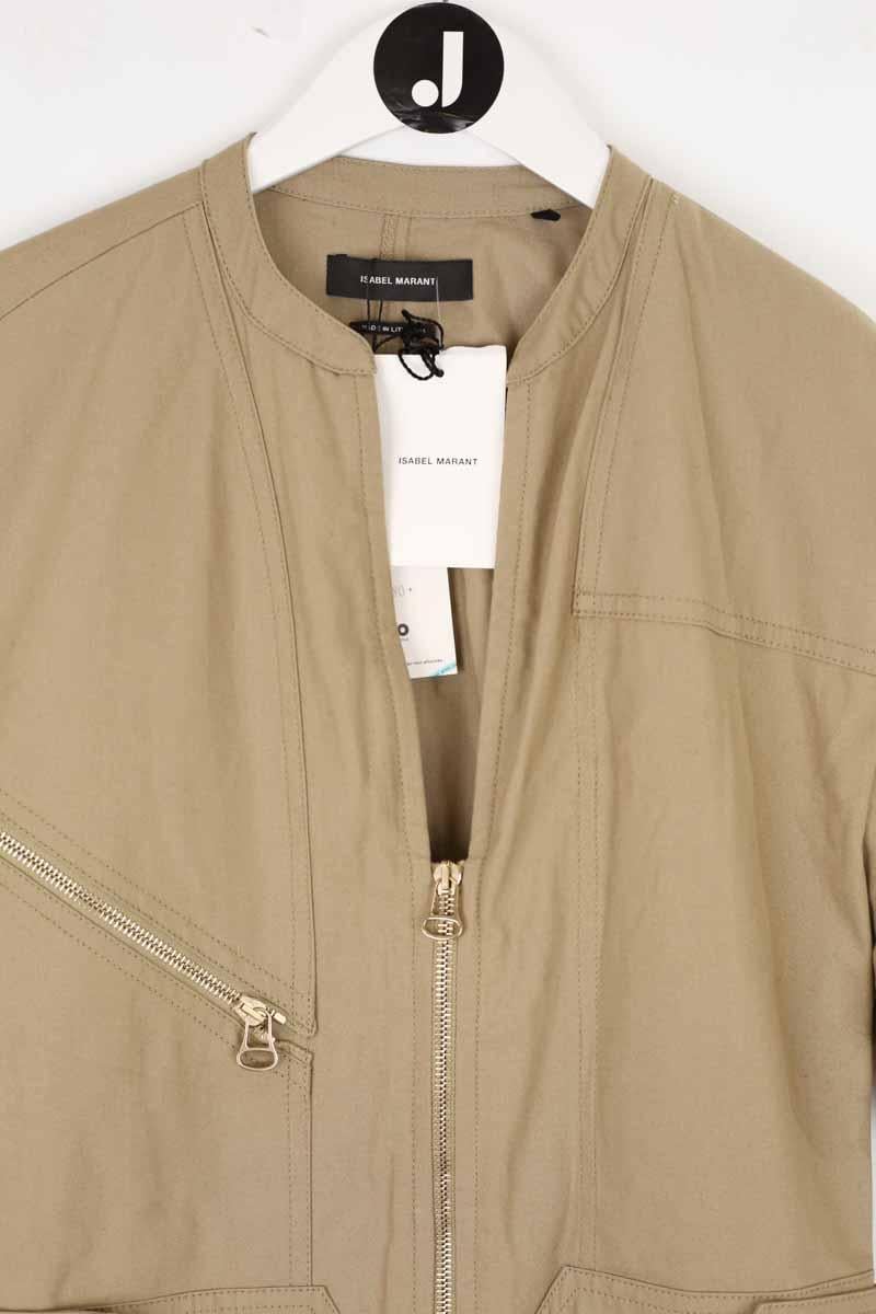 Cotton jumpsuit ISABEL MARANT - Seconde Main Khaki