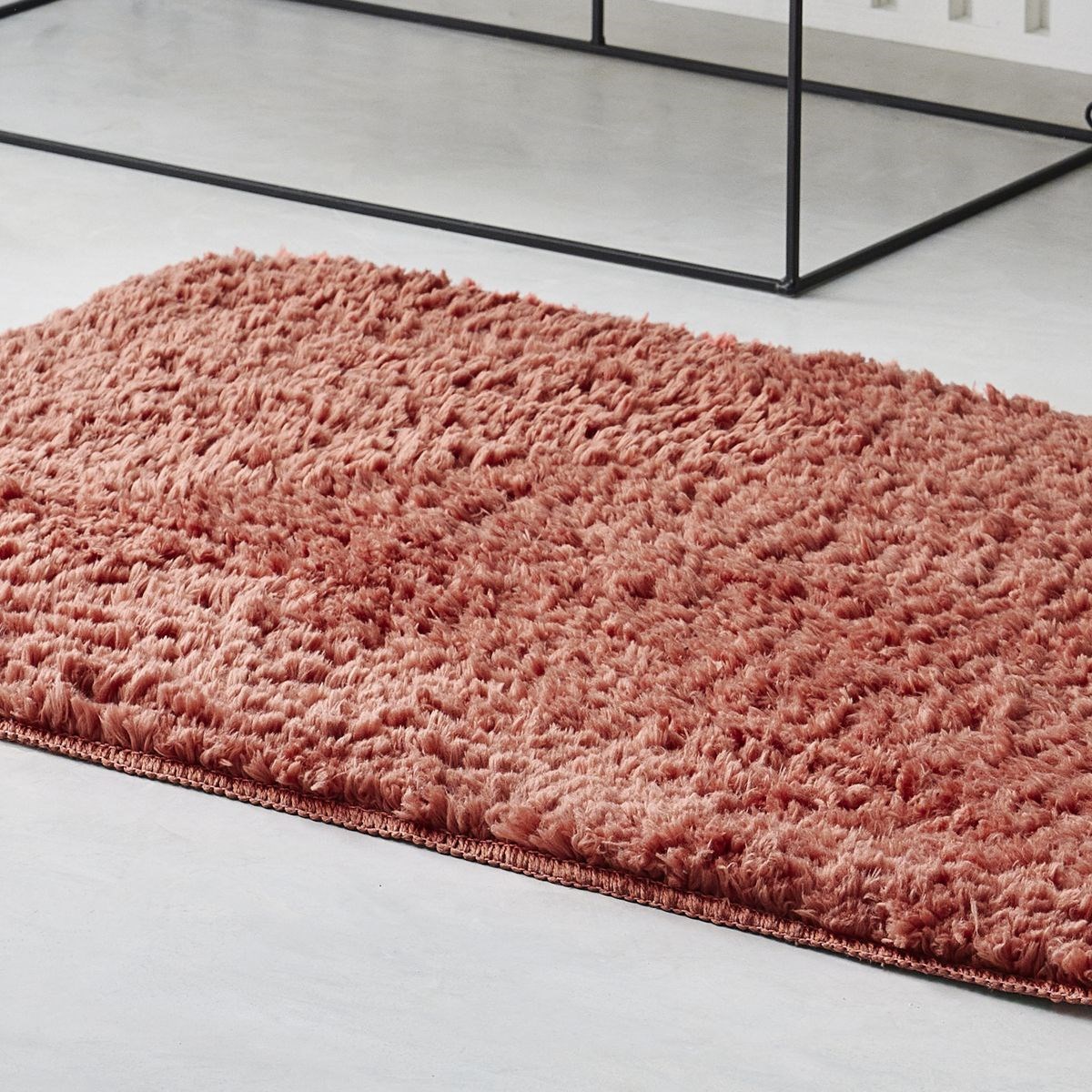 Tufted plain bath mat TODAY LINGE DE MAISON Red