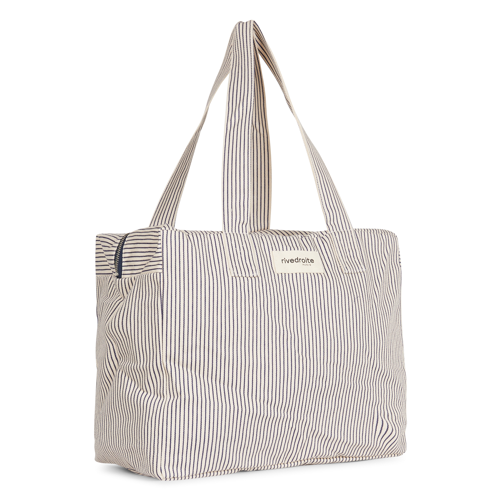 Striped weekend bag RIVEDROITE PARIS White