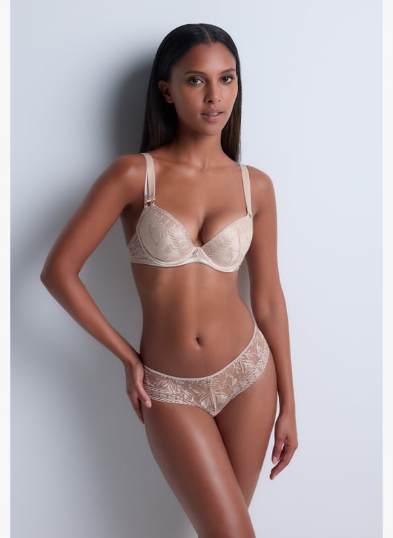 Push-up bra with molded cups | Beige by AUBADE Push-up bra with molded cups Beige