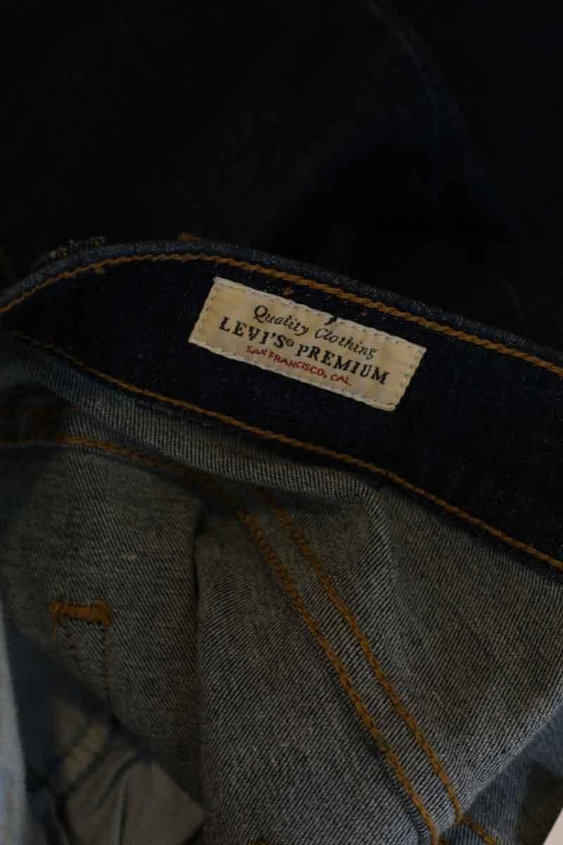 Cotton skinny jeans LEVI'S - Seconde main Blue