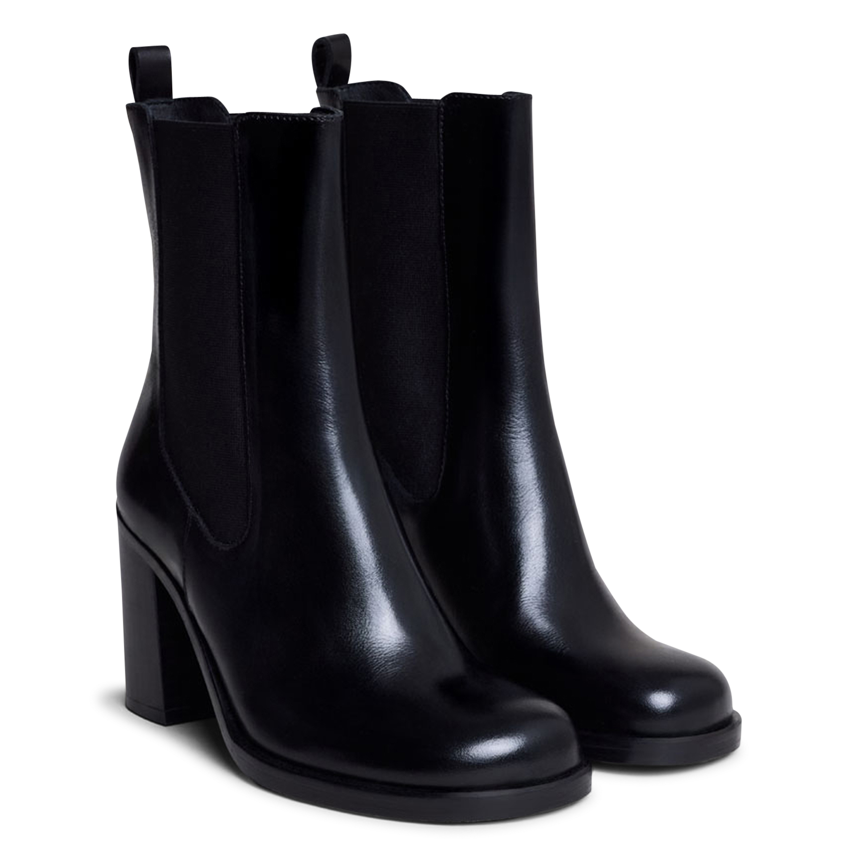 Bianca leather ankle boots JONAK Black