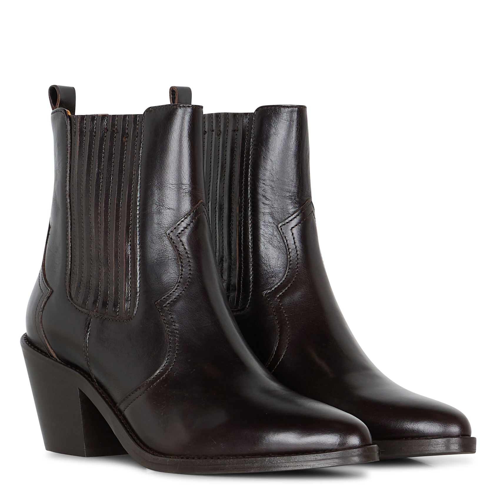 Bottines en cuir  BOBBIES Marron