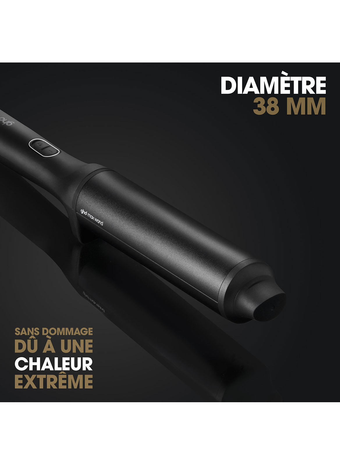 BOUCLEUR GHD CHRONOS CURVE MAX WAND GHD Noir
