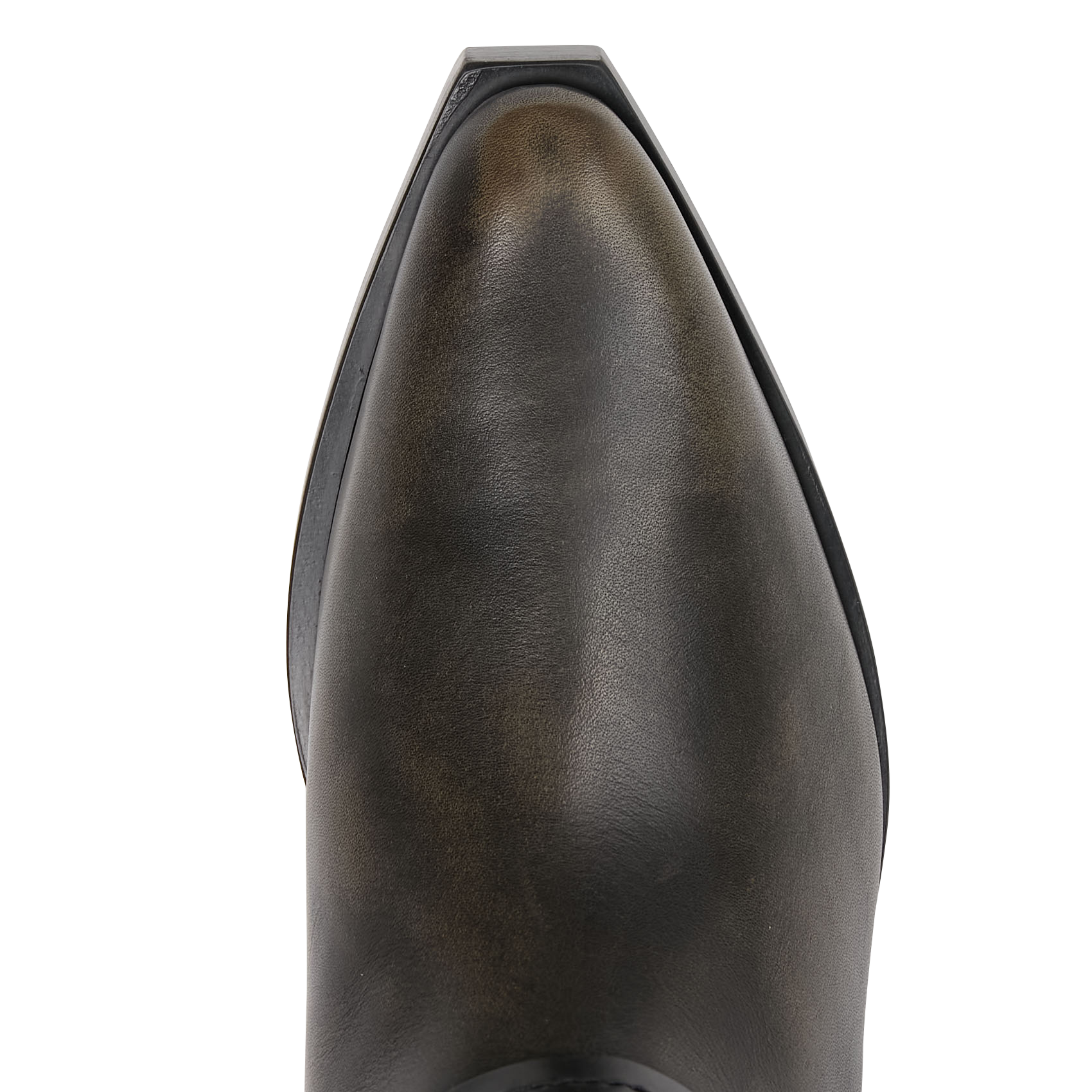 Bianca leather ankle boots ACOTE Black