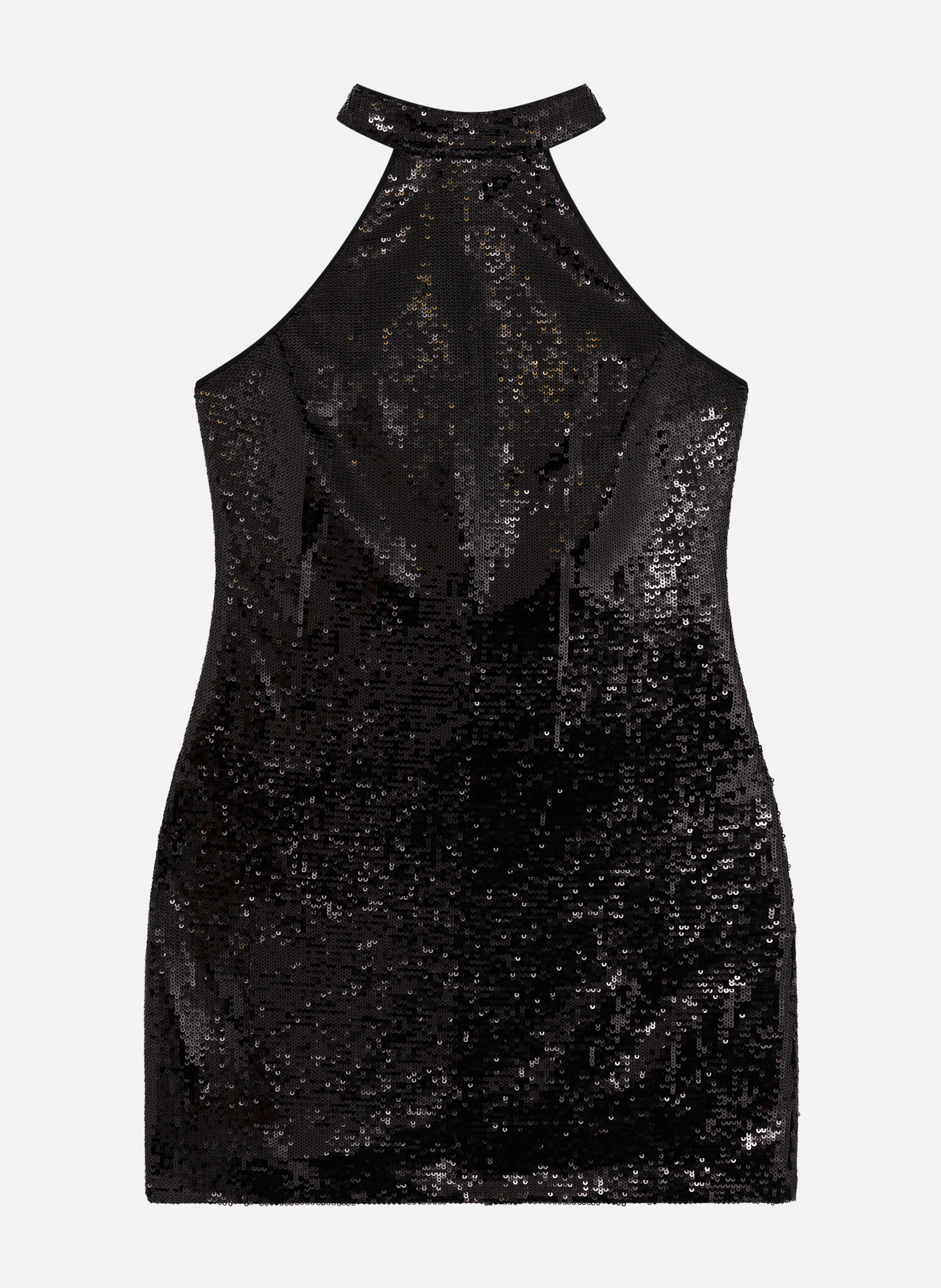 Sequined short dress THE KOOPLES Black