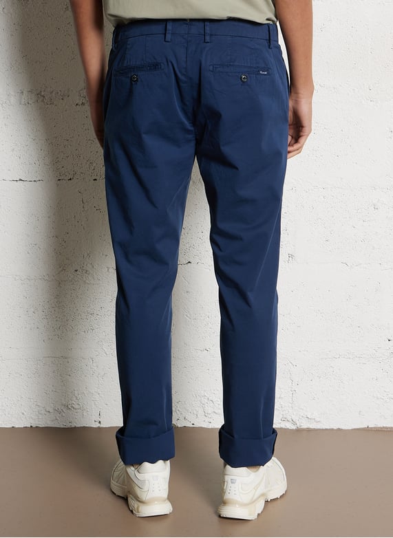 Bobhoedje - katoenblend | Blauw by FACONNABLE Bobhoedje - katoenblend Blauw