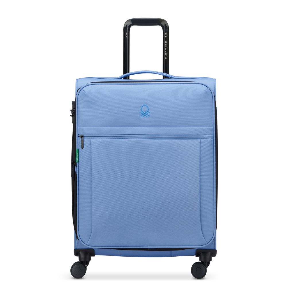 Soft cabin suitcase DELSEY PARIS Blue