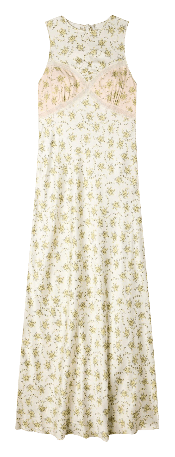 Robe longue évasée  SANDRO Vert