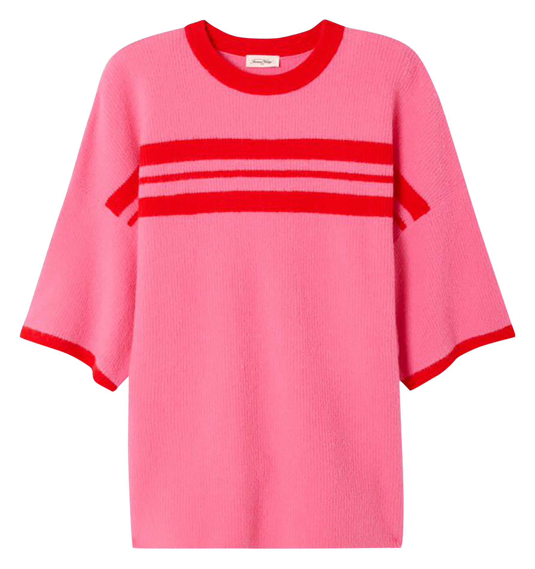 Wijde, gestreepte trui met ronde hals AMERICAN VINTAGE