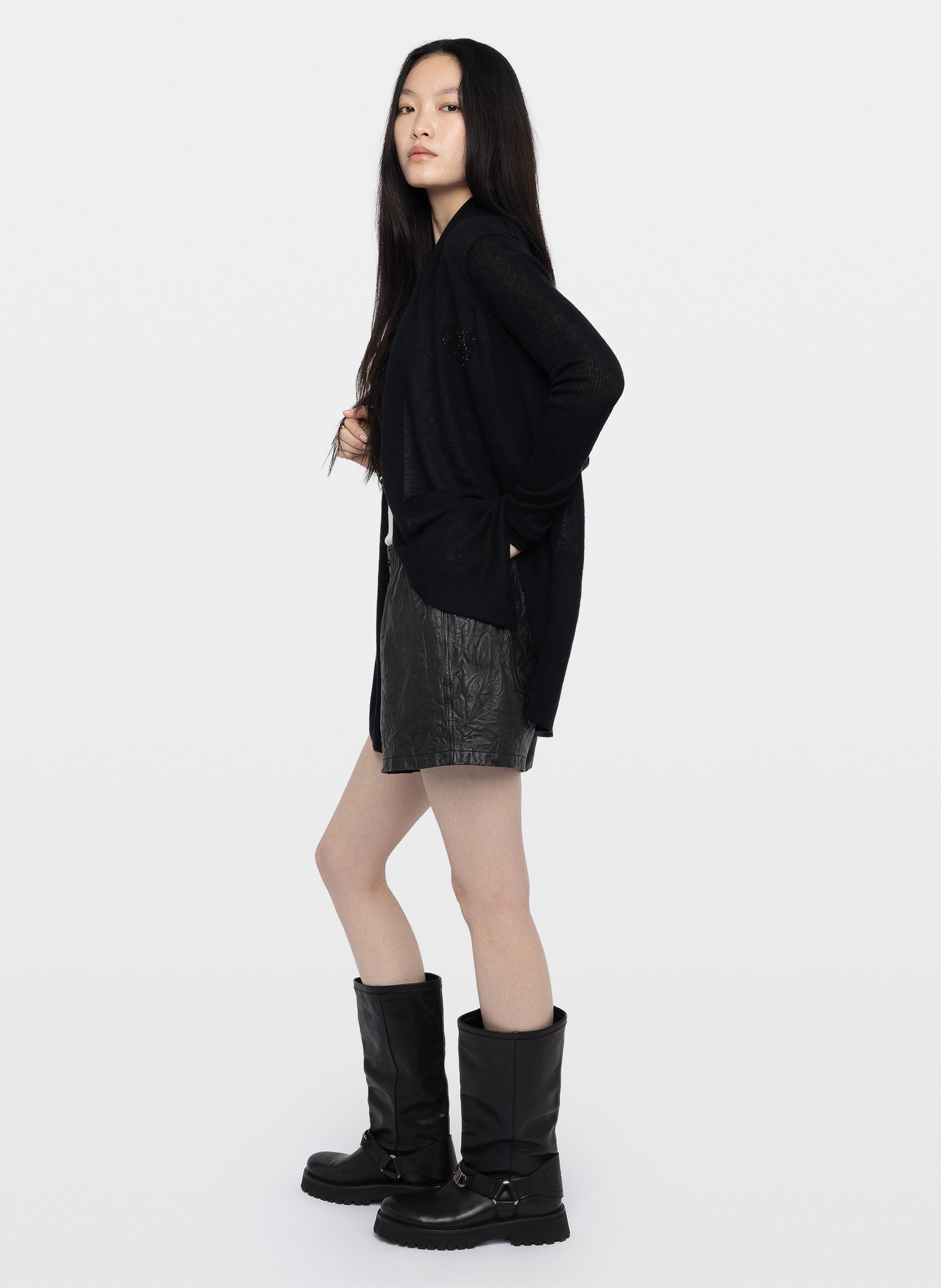 Cardigan ample en cachemire ZADIG&VOLTAIRE Noir