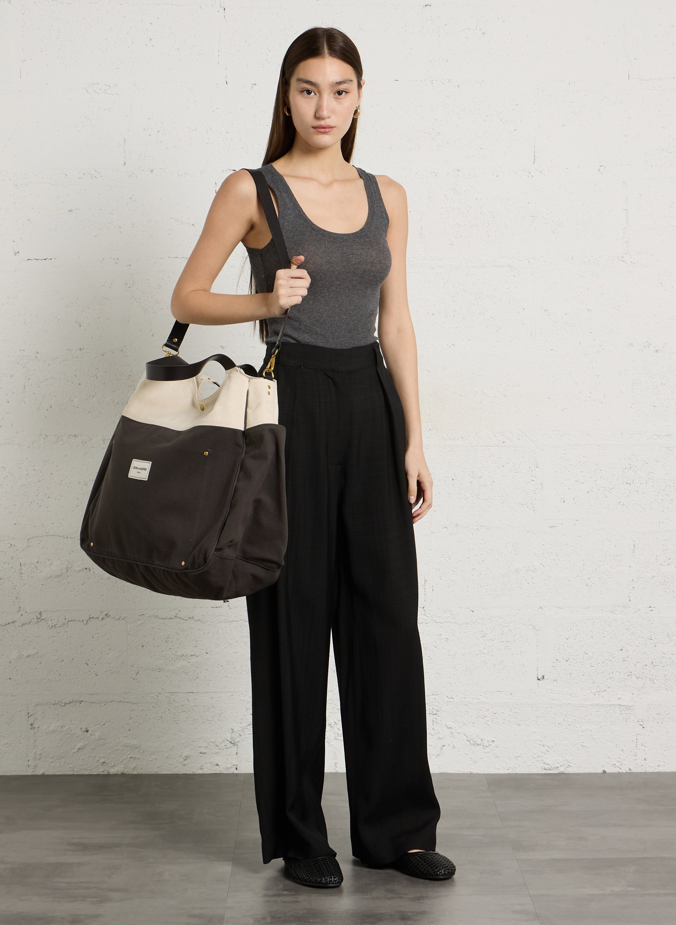 Ballerines tressées CLARKS Noir