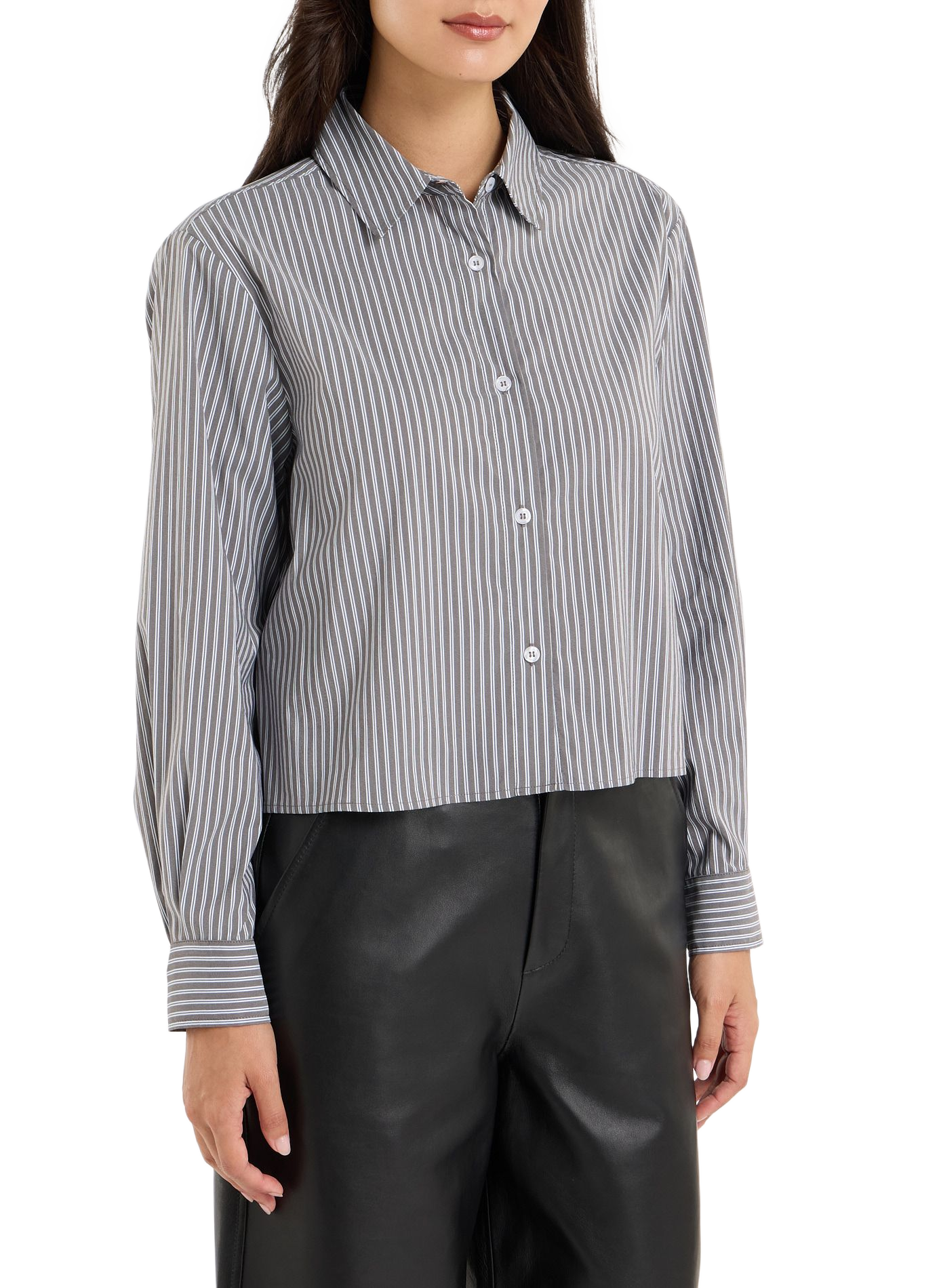 Classic collar shirt in blended cotton SAISON 1865 Multicolored