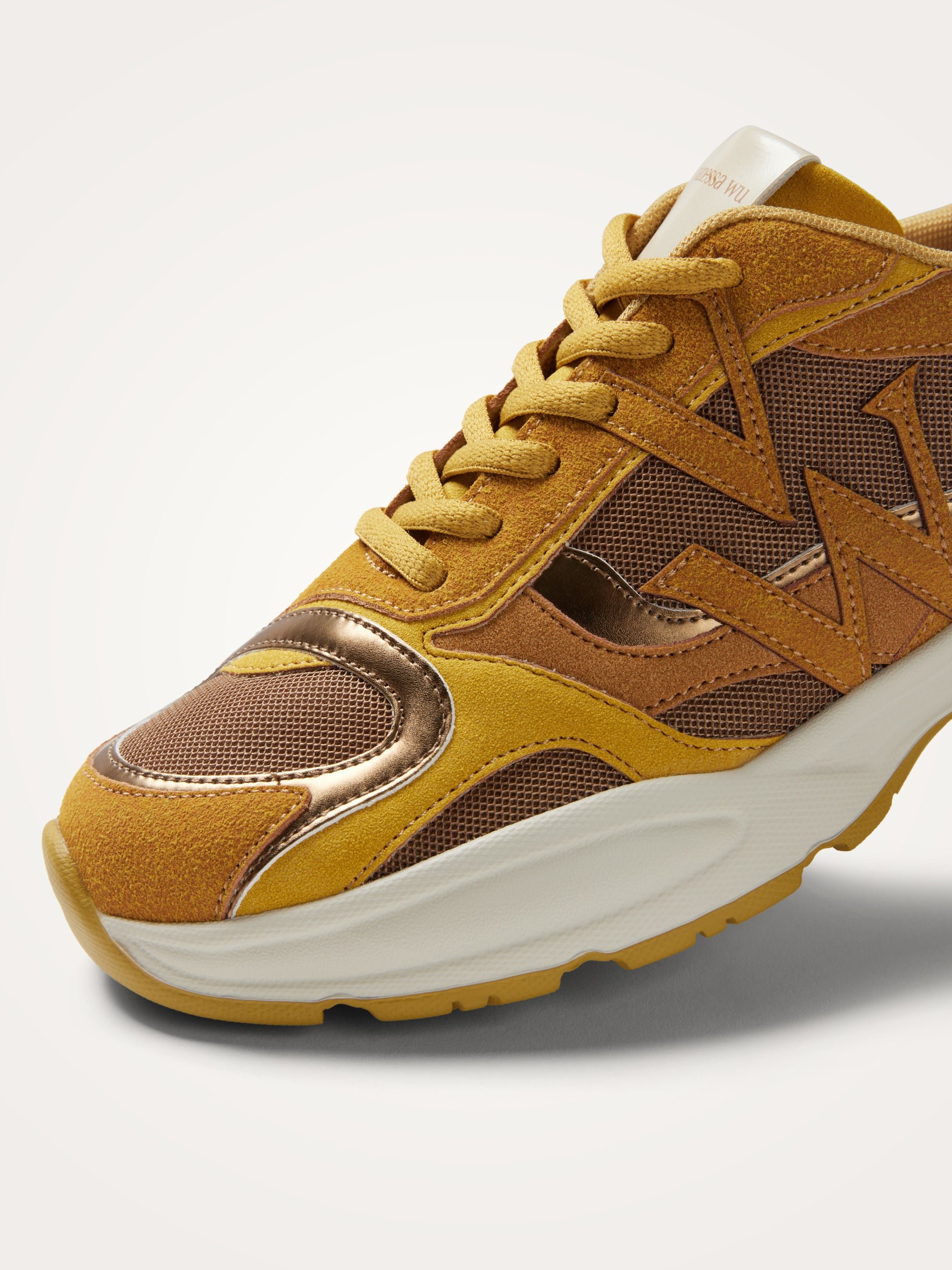 Low-top mesh sneakers VANESSA WU Yellow