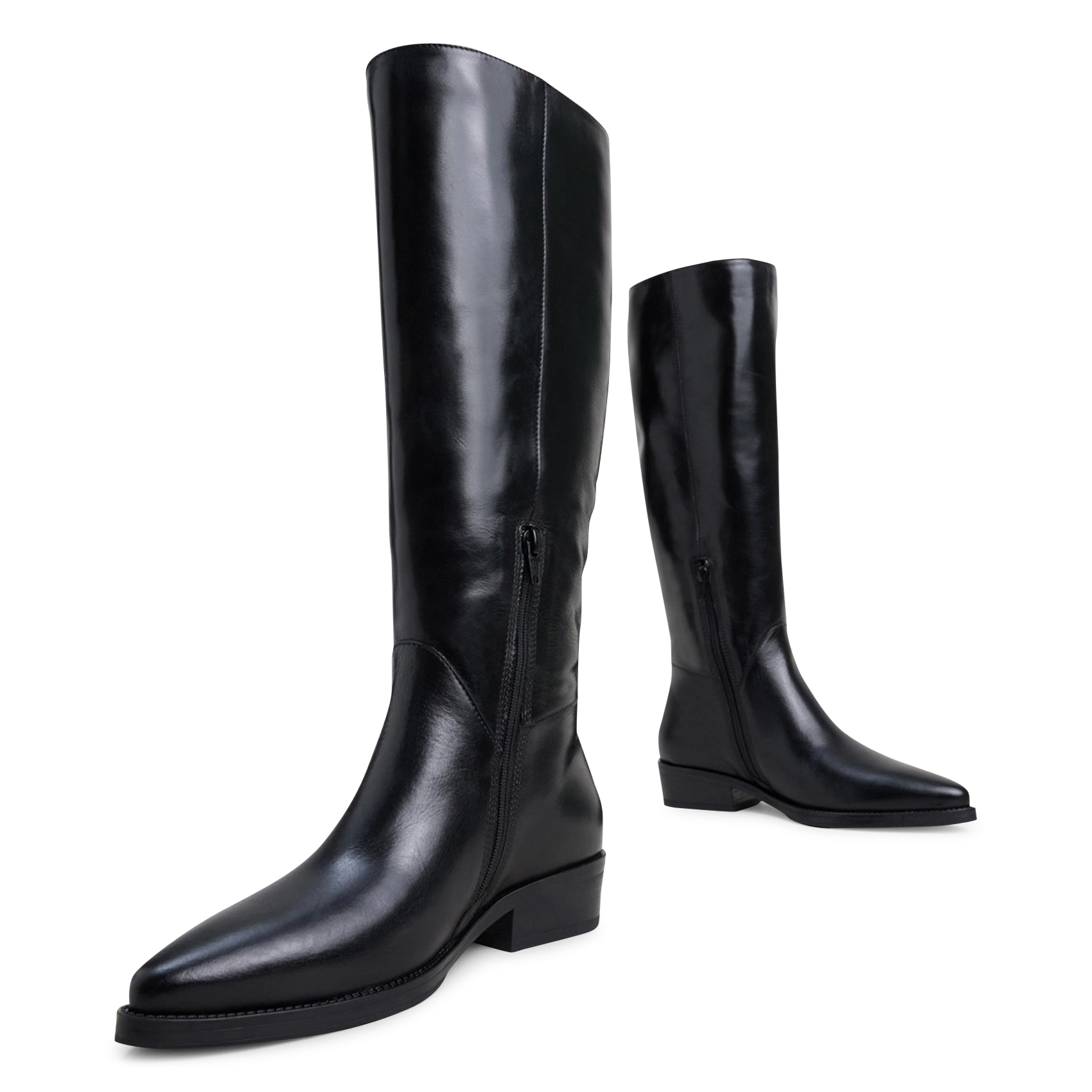Leather boots JONAK Black