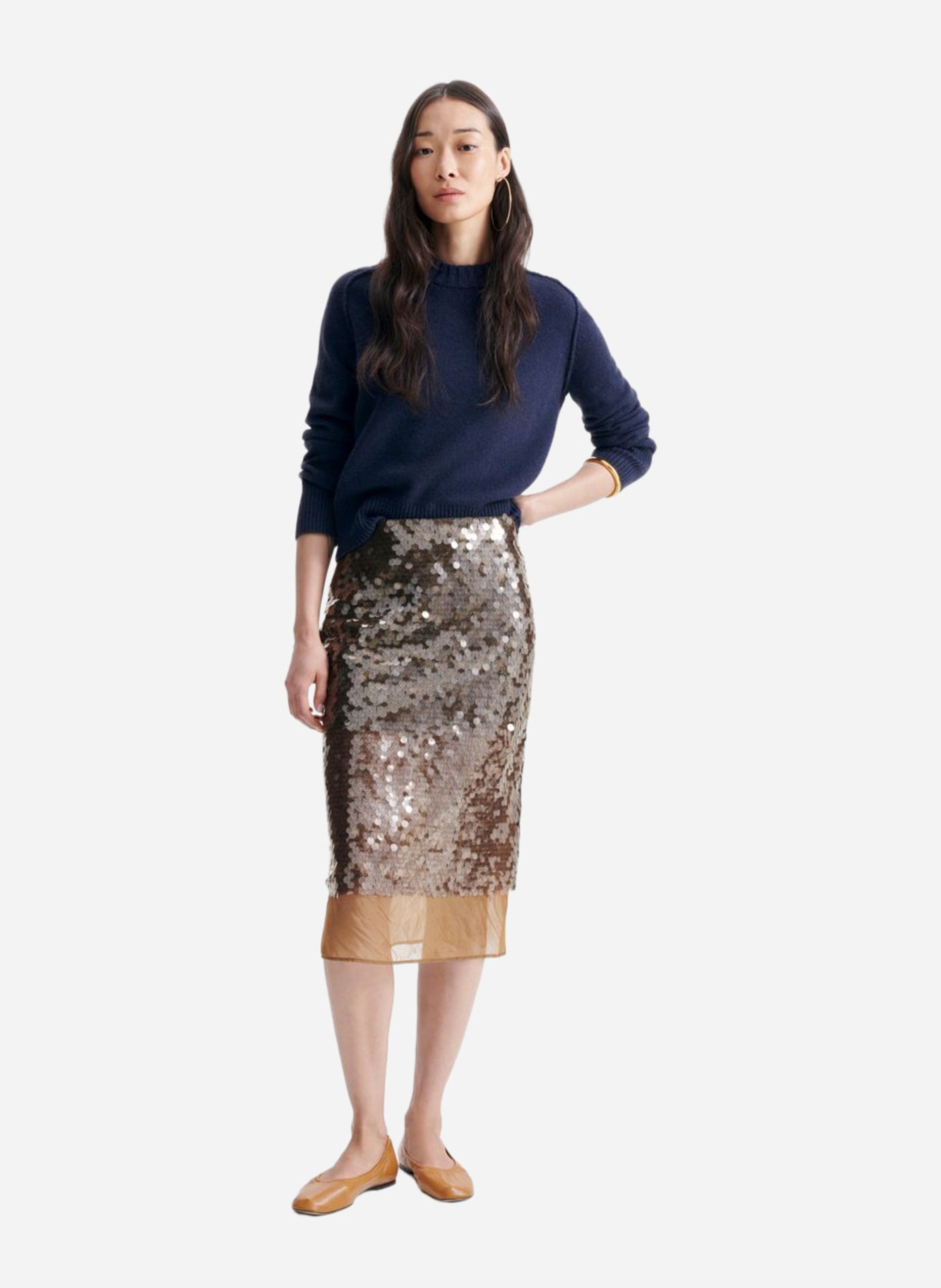 Trui met ronde hals | wolblend VANESSA BRUNO Blauw