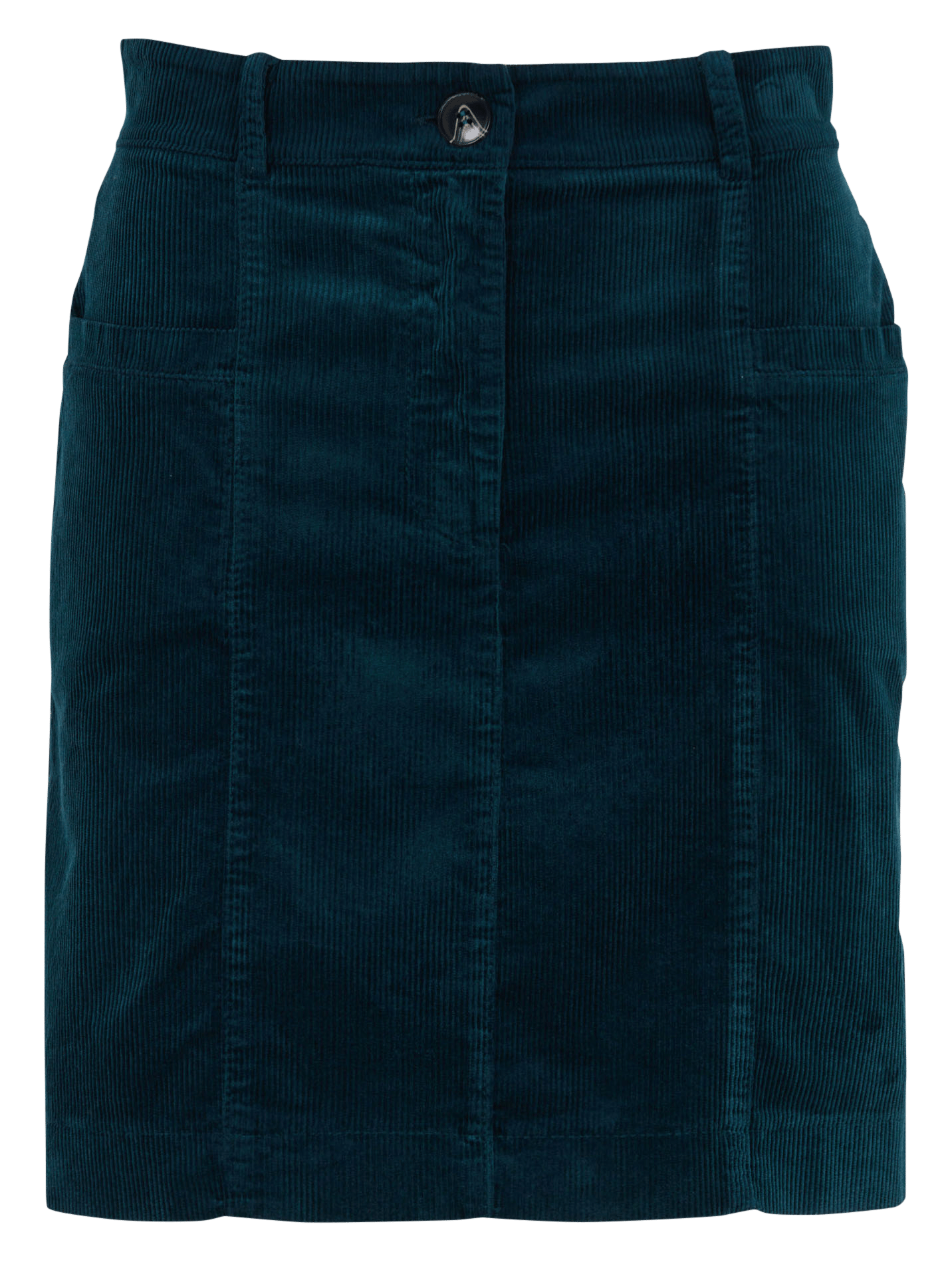 Korte rok van katoenmengsel corduroy LA FEE MARABOUTEE Blauw