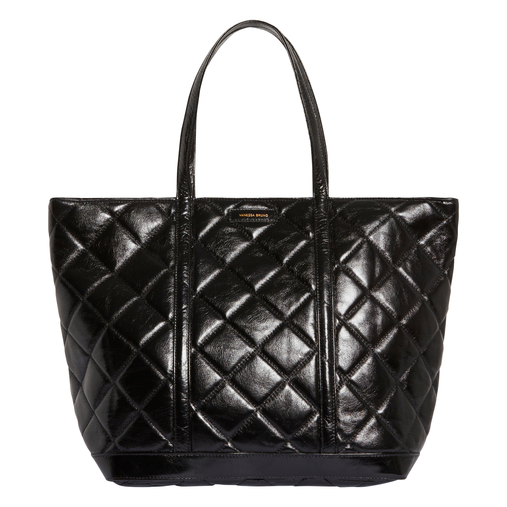 Cabas XL en cuir matelassé VANESSA BRUNO Noir
