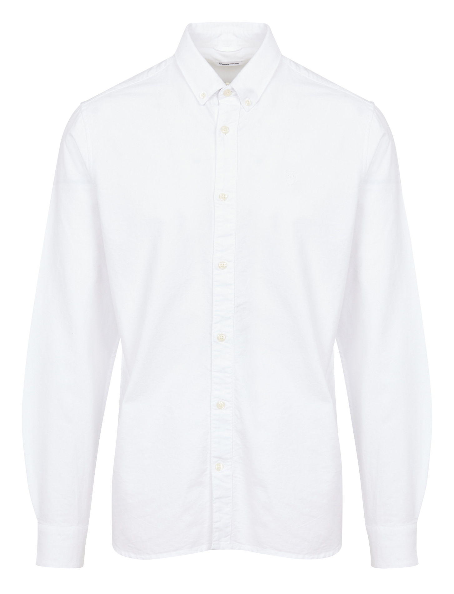 Chemise droite col classique en coton biologique KNOWLEDGE COTTON APPAREL