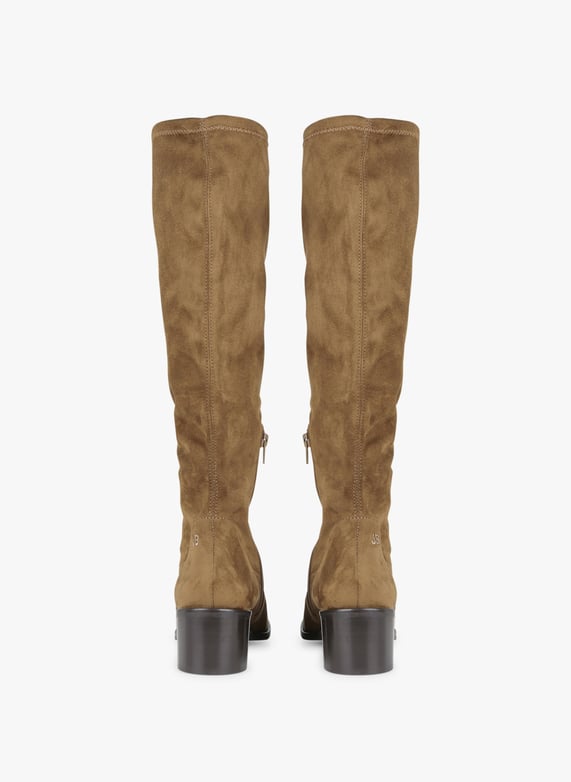 Kalila Bottes en Cuir Suédé Marron Kalila Bottes en Cuir Suédé Marron