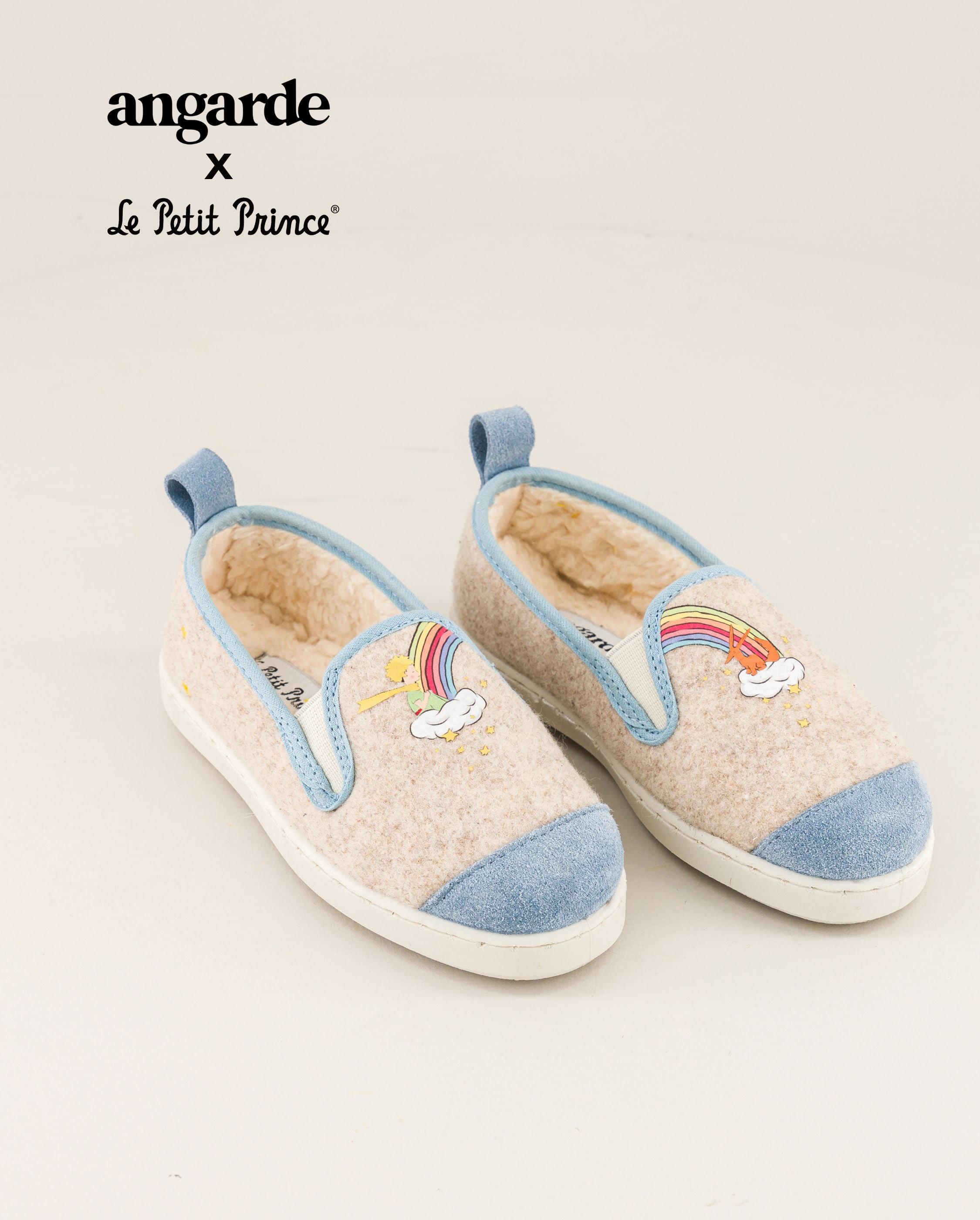 Child slipper collaboration with the little prince ANGARDE Beige