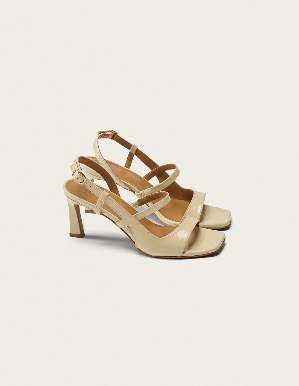Heeled sandals ODAJE EX. M.MOUSTACHE Beige