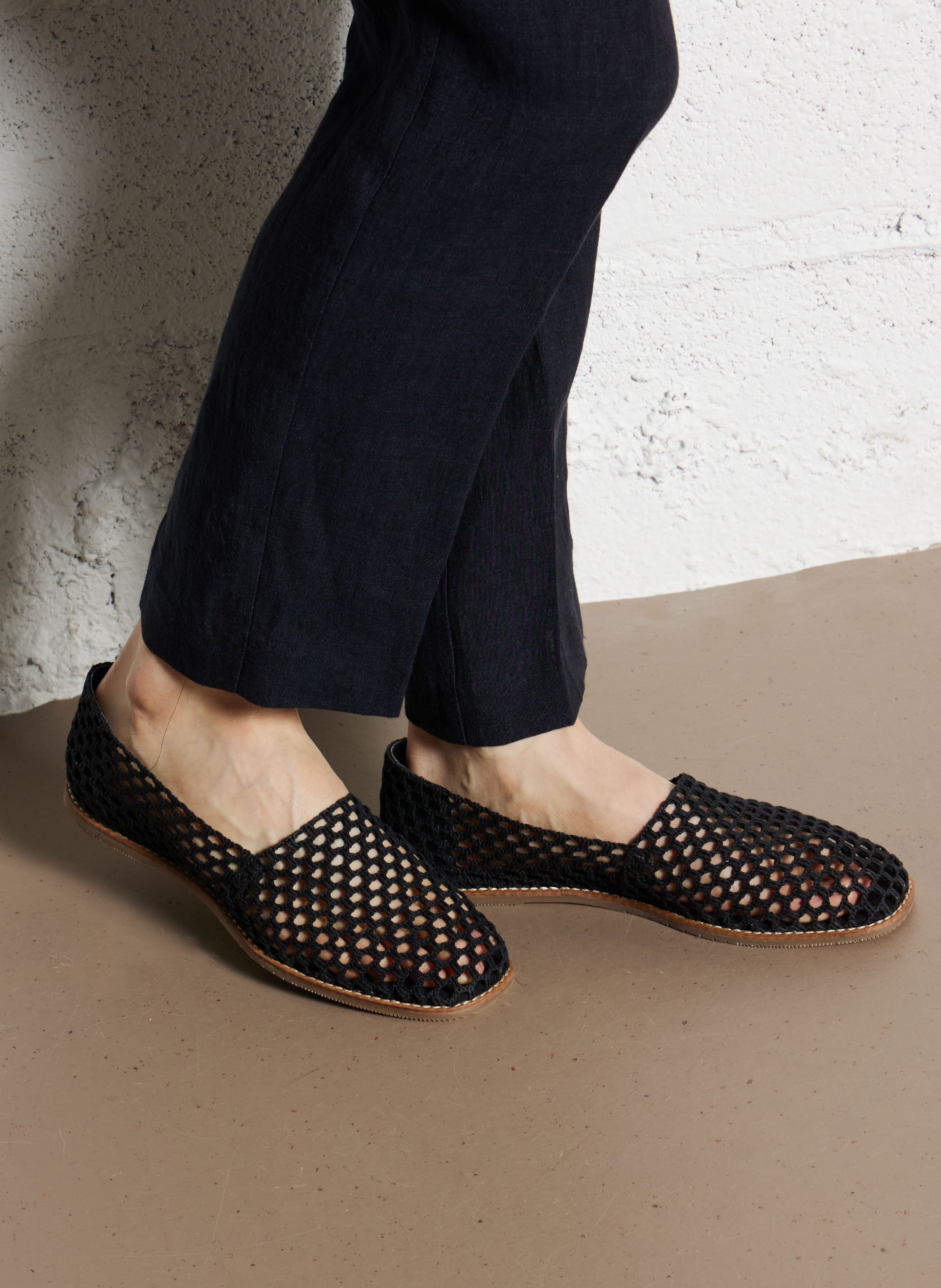 Ballerines ajourées Noir