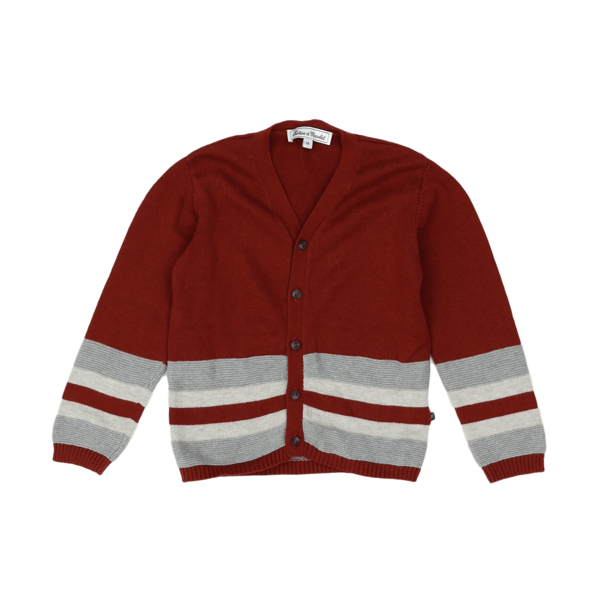 Red Kids Cardigan - 6 years TARTINE ET CHOCOLAT - seconde-main Red