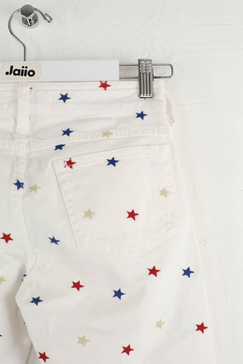 Cotton skinny jeans ISABEL MARANT ÉTOILE - SECONDE MAIN White