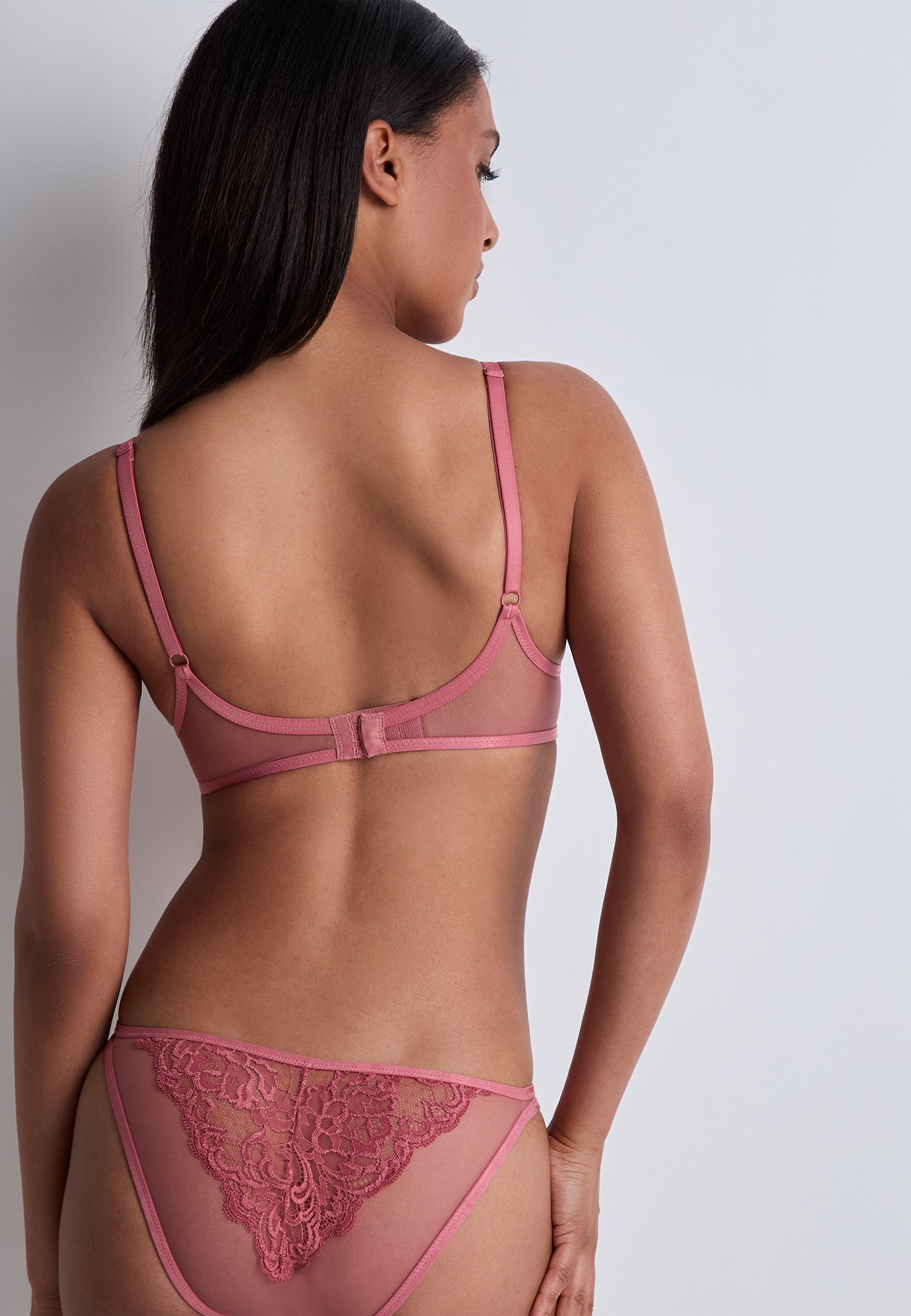 Balconette bra AUBADE Pink