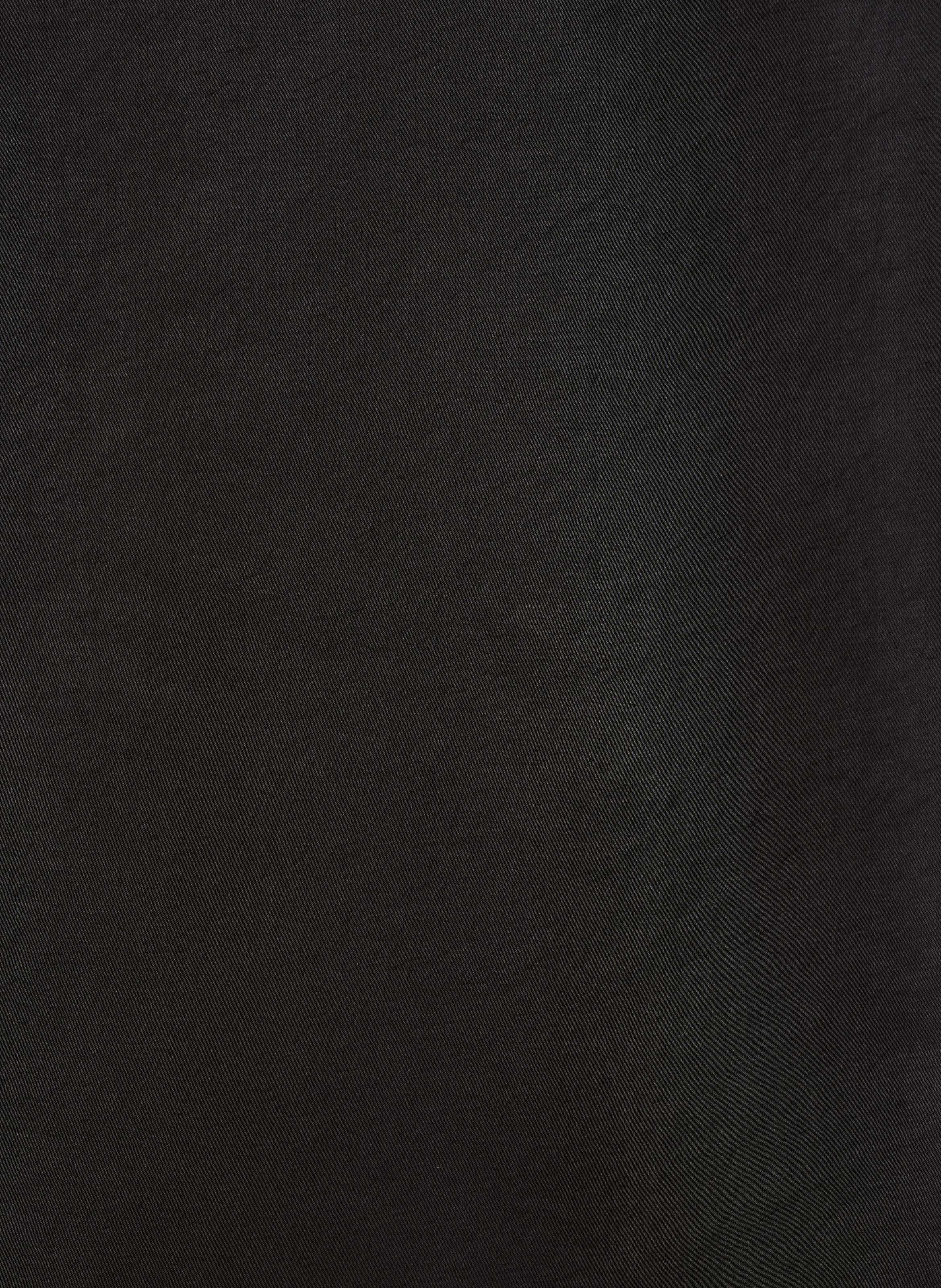 Robe courte col rond LA FEE MARABOUTEE Black