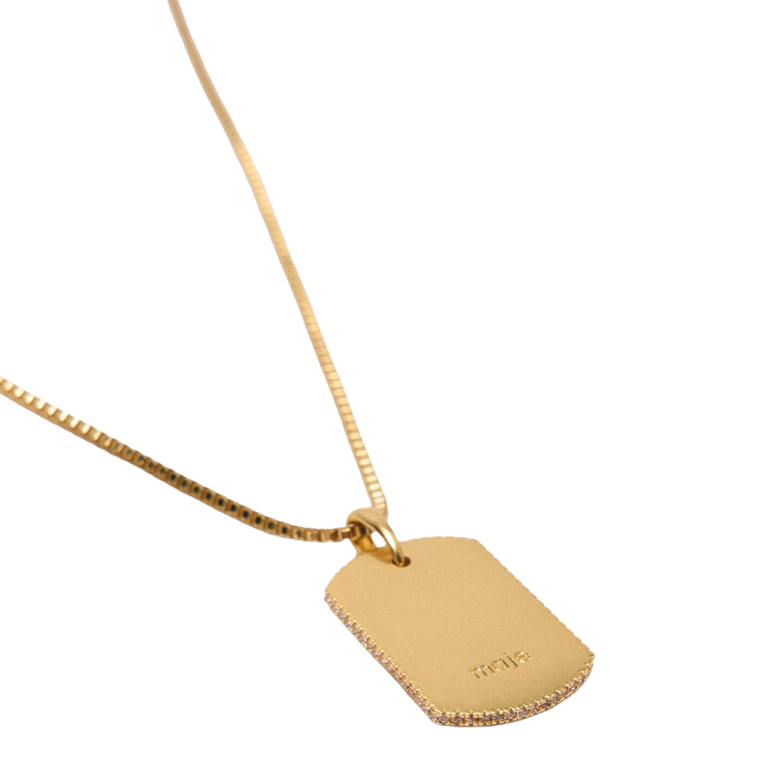 Halsketting van messing MAJE Goudkleurig