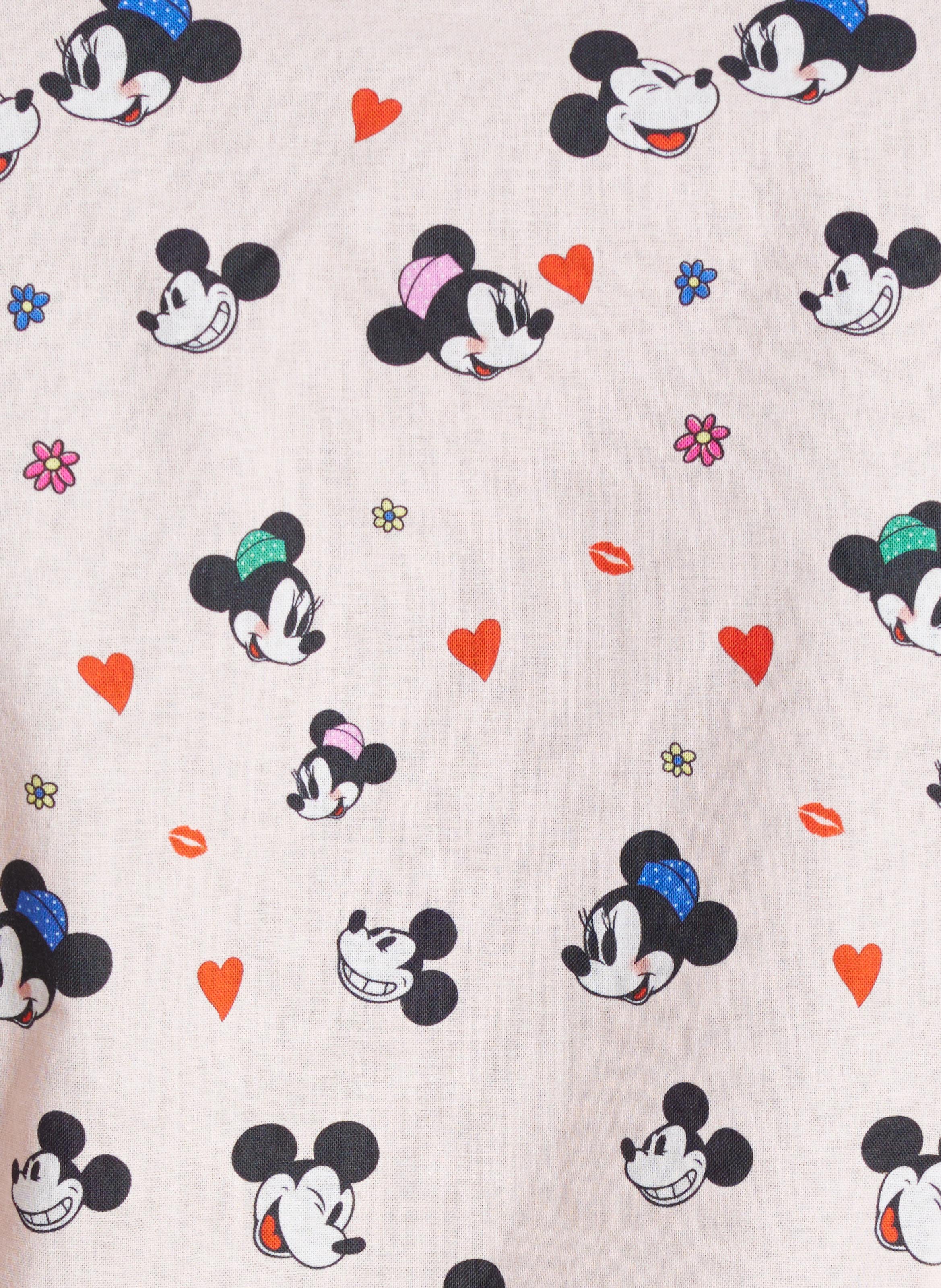 Gerade geschnittene Baumwollbluse mit Bubikragen BERENICE Rosa